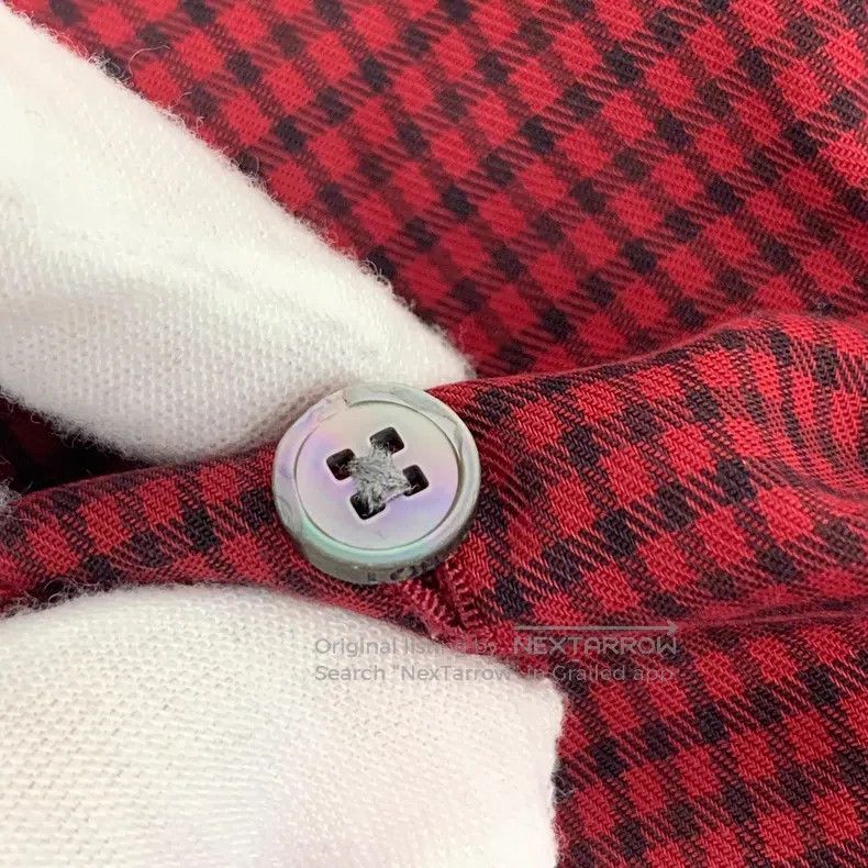 Louis Vuitton Louis Vuitton Red plaid cotton lapel single-breasted long- Size US XS / EU 42 / 0 - 9 Thumbnail