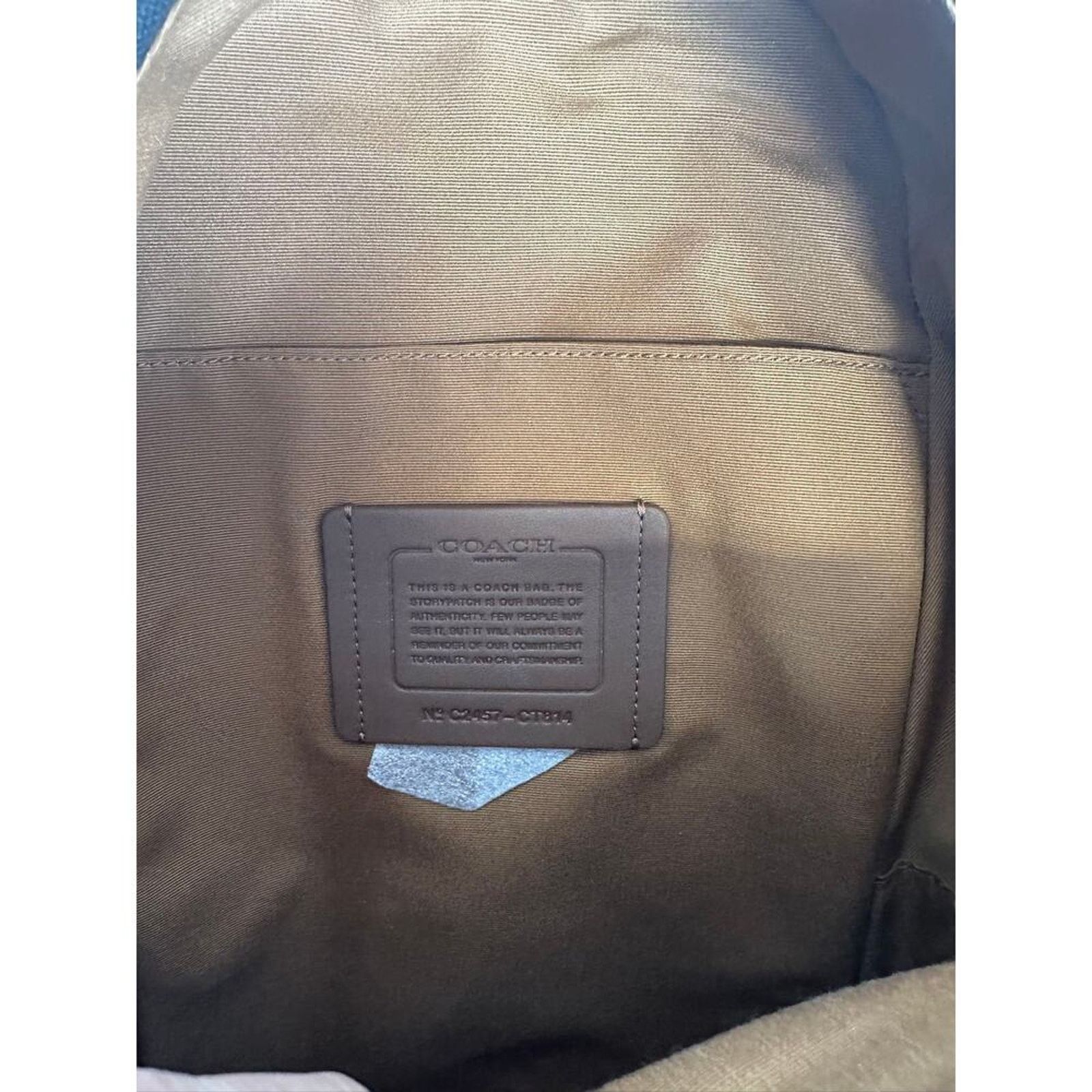 Coach Coach CT814 West Pack In Colorblock Signature Canvas IN Dark Size ONE SIZE - 8 Thumbnail