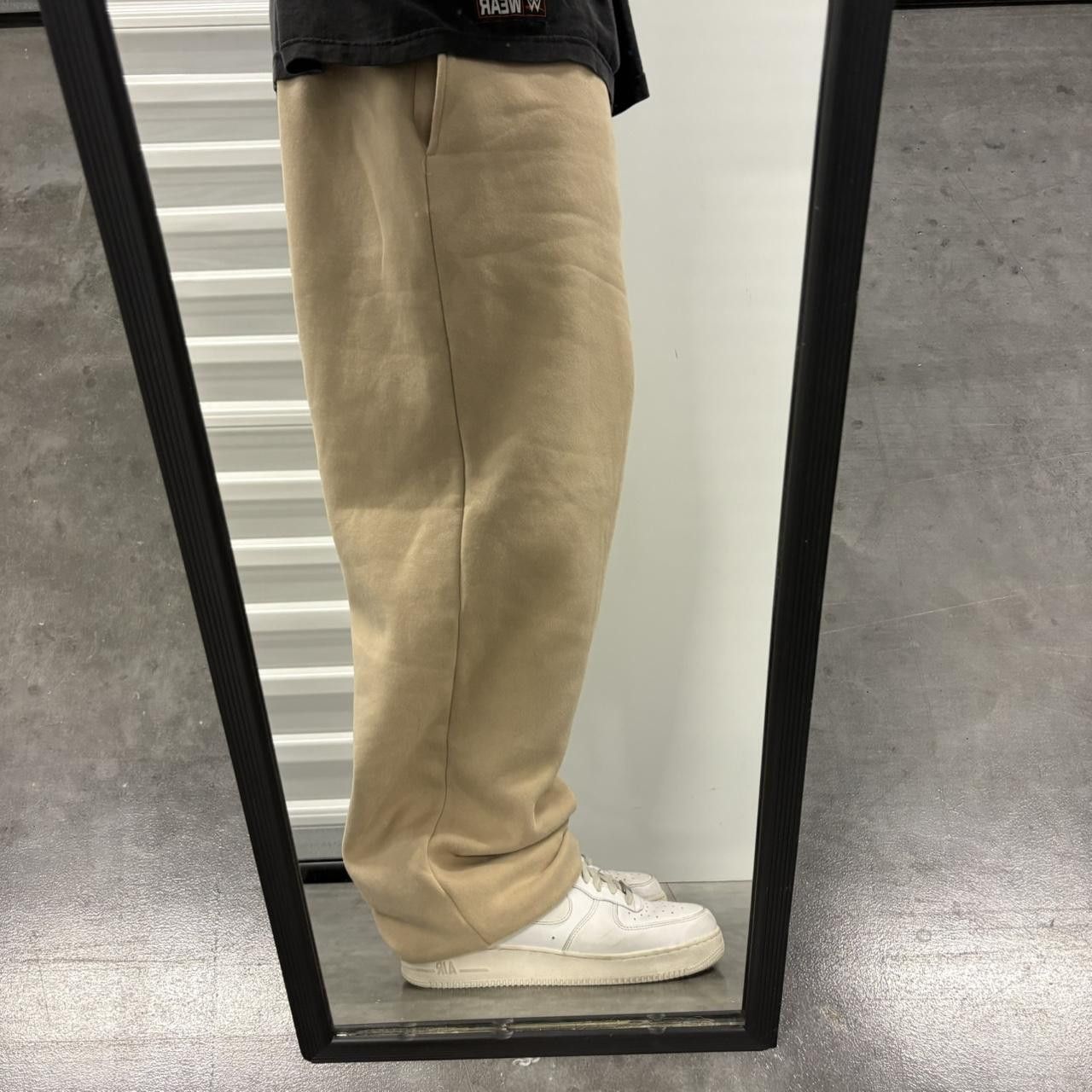 Vintage Crazy Vintage Y2K/2000s Baggy Brown Beige tan Anrabess Loungewear Sweatpants! Size US 32 / EU 48 - 1 Thumbnail