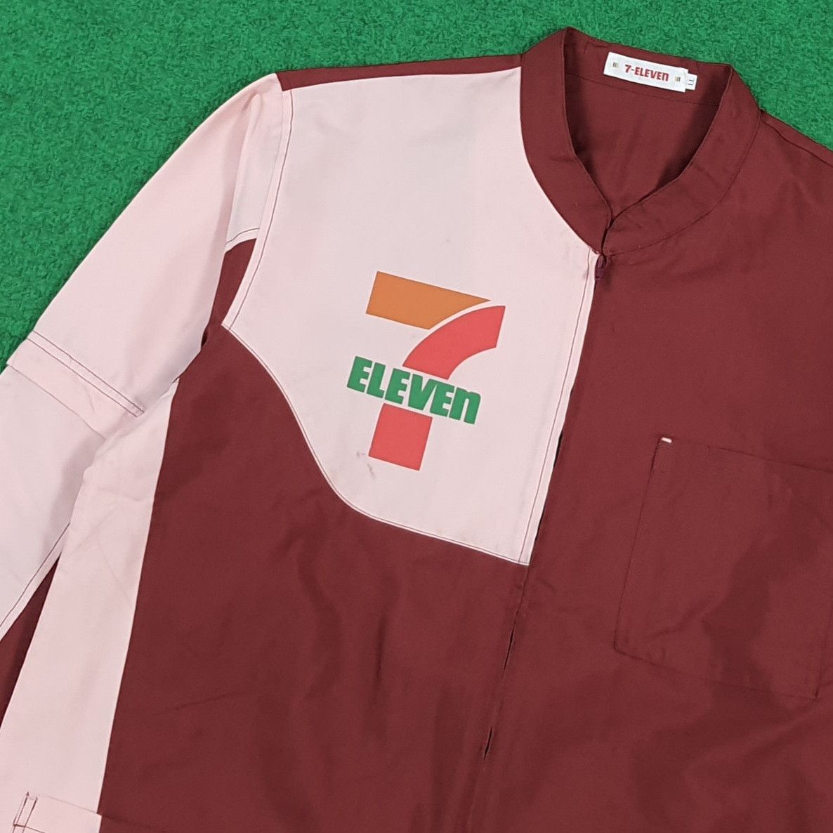 Japanese Brand Vintage 7 Eleven Japan Staff Uniform Work Jacket C299N34 Size US L / EU 52-54 / 3 - 2 Thumbnail