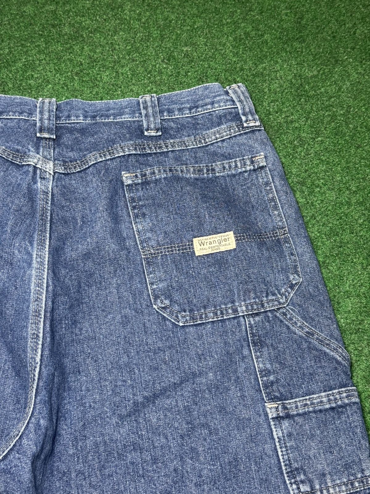 Wrangler Y2K Wrangler Carpenter Jorts Relaxed Skater Denim Shorts Size US 38 / EU 54 - 2 Thumbnail