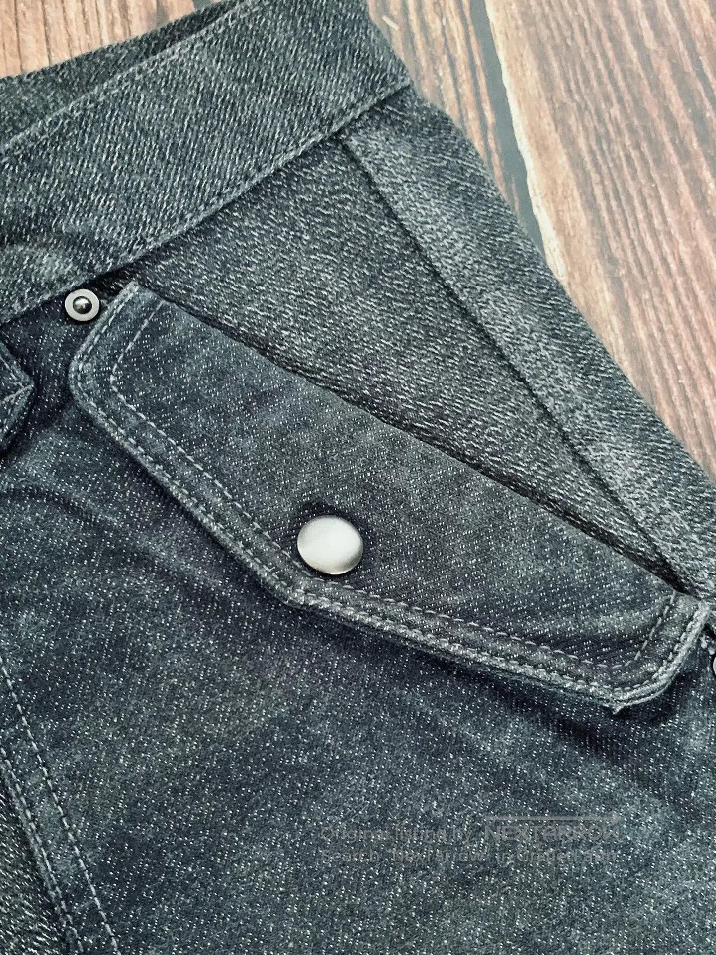 WEST RIDE Westride Black Pepper Salt Fabric Shorts. Size US 34 / EU 50 - 4 Thumbnail