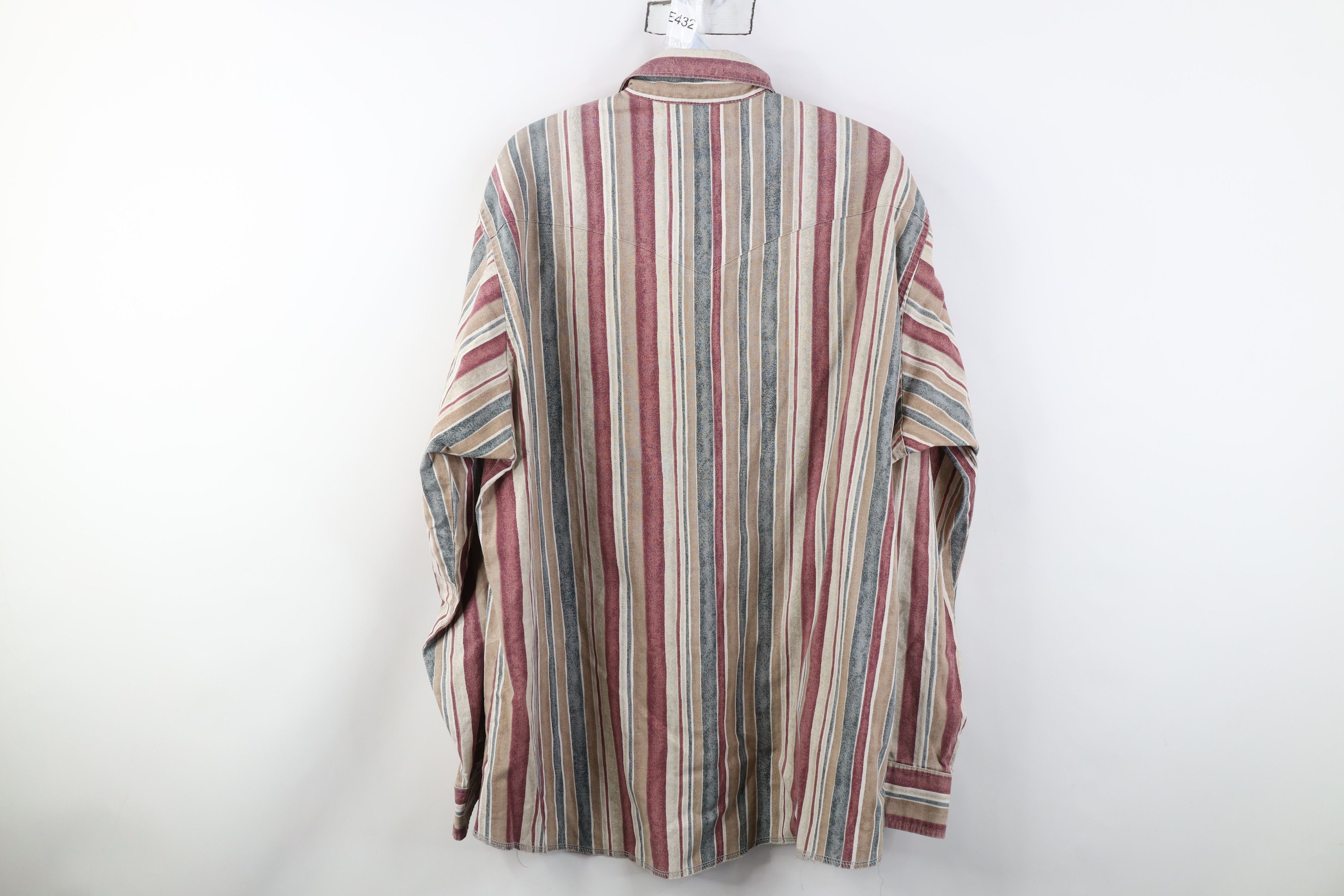 Wrangler Vintage 90s Wrangler Brushpopper Western Button Down Shirt Size US M / EU 48-50 / 2 - 11 Thumbnail