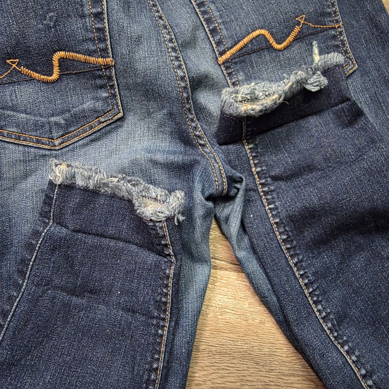 7 For All Mankind 7 For All Mankind Gwenevere Ankle Skinny Jeans Women’s 27 Size 24" / US 00 / IT 34 - 6 Thumbnail