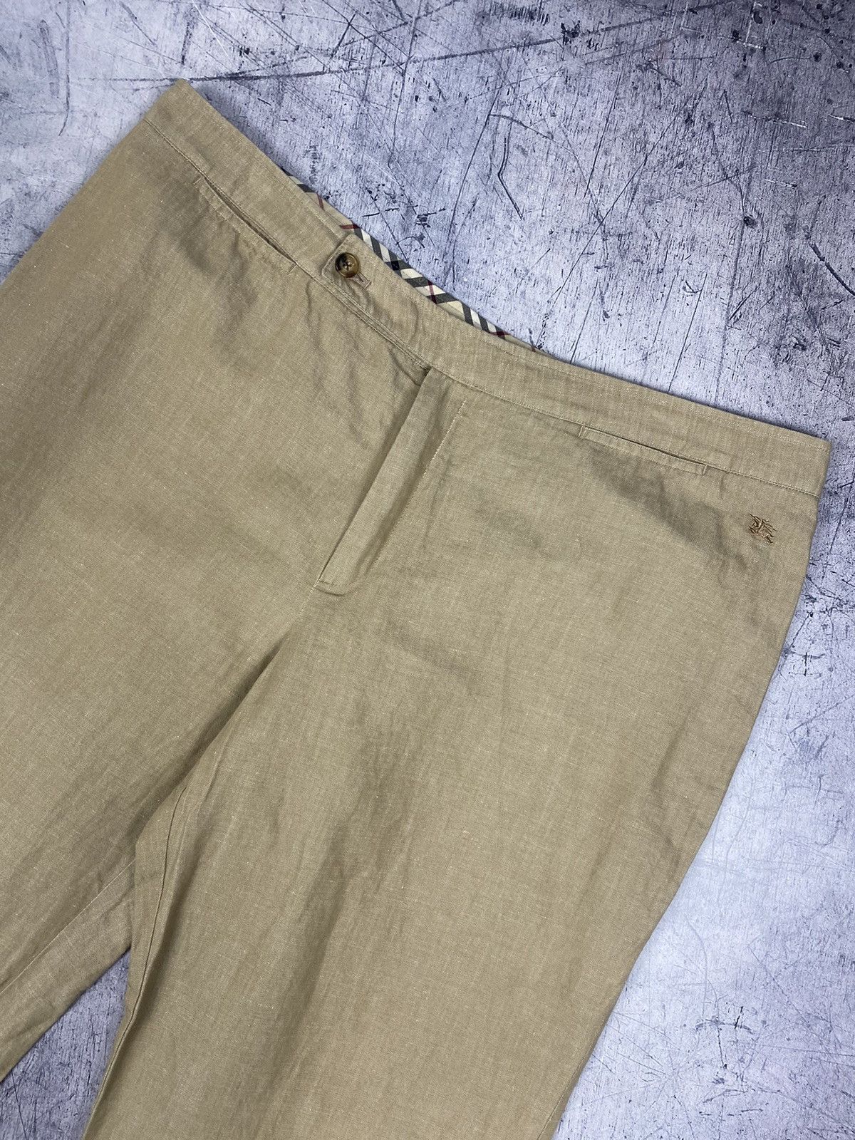 Burberry × Vintage Vintage 90s Burberry Nova Check Pants Size 38" / US 16 / IT 52 - 3 Thumbnail