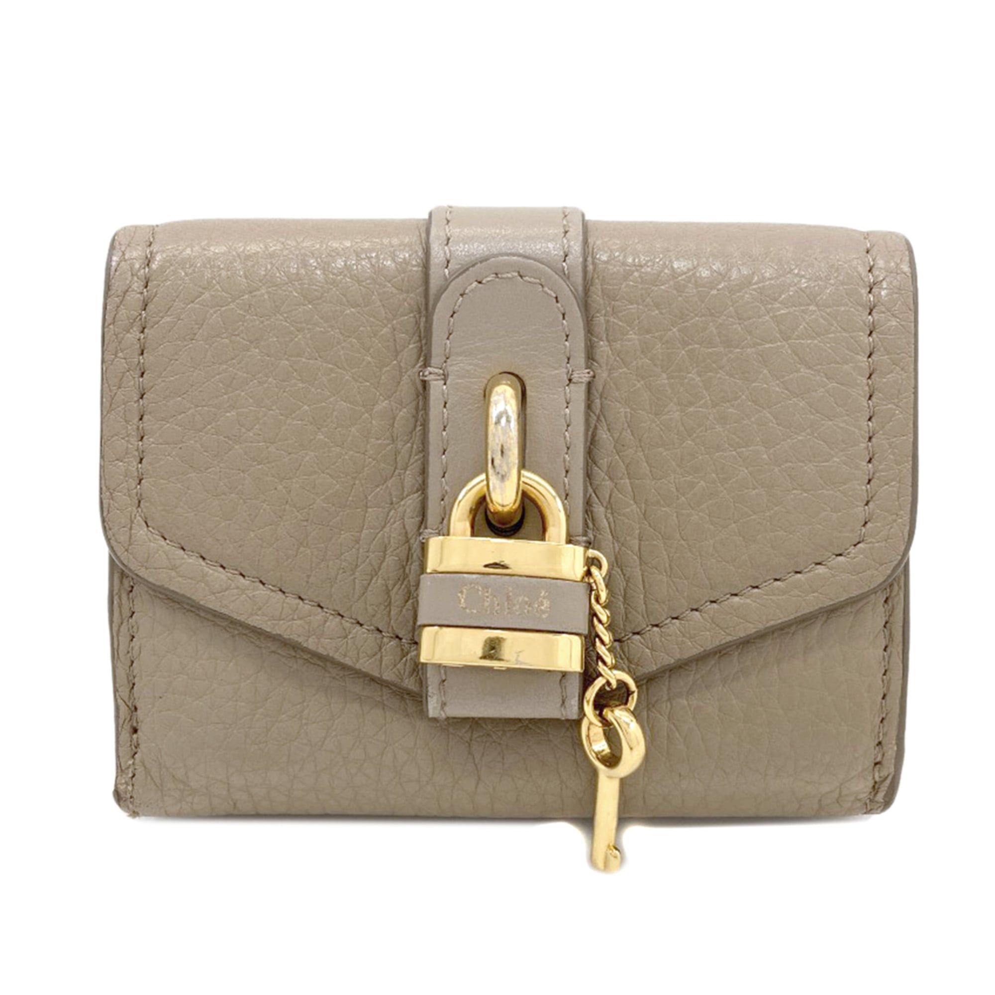 Chloe Chloé Chloe Abby Bi-fold Leather Wallet for Women Size ONE SIZE - 1 Thumbnail