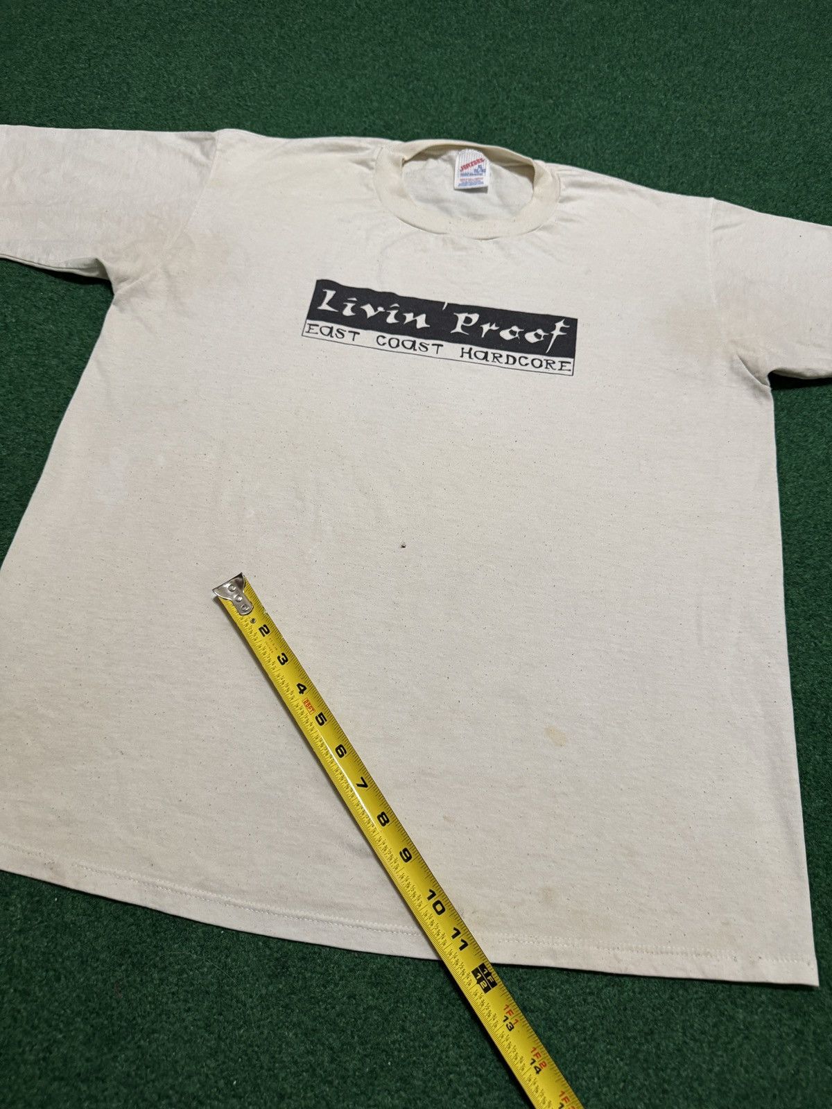 Band Tees Vintage Livin Proof East Coast Hardcore NYHC XL 90s T Shirt Size US XL / EU 56 / 4 - 7 Thumbnail