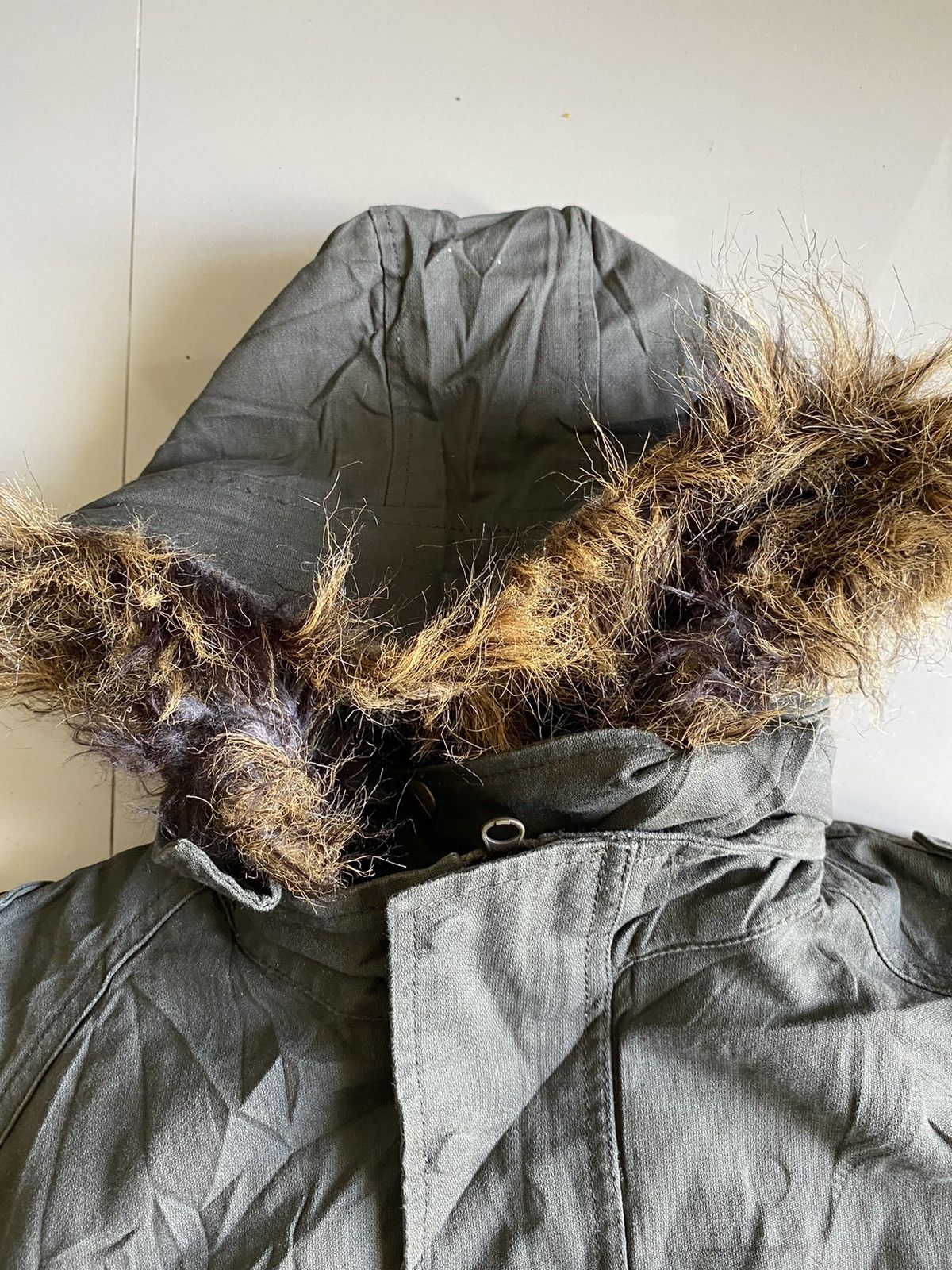 If Six Was Nine × Le Grande Bleu (L.G.B.) × PPFM 2000s PPFM faux fur parka heavy jacket Size US M / EU 48-50 / 2 - 6 Thumbnail