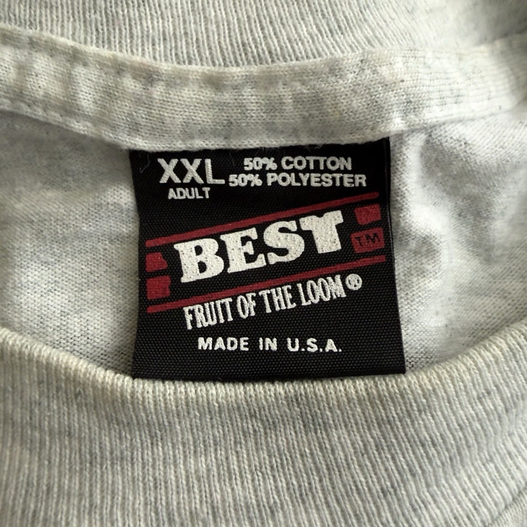 Fruit Of The Loom VINTAGE Fruit Of The Loom The Wall Tee XXL Gray Graphic SINGLE STITCH USA VTG POW Mens Size US XXL / EU 58 / 5 - 5 Thumbnail