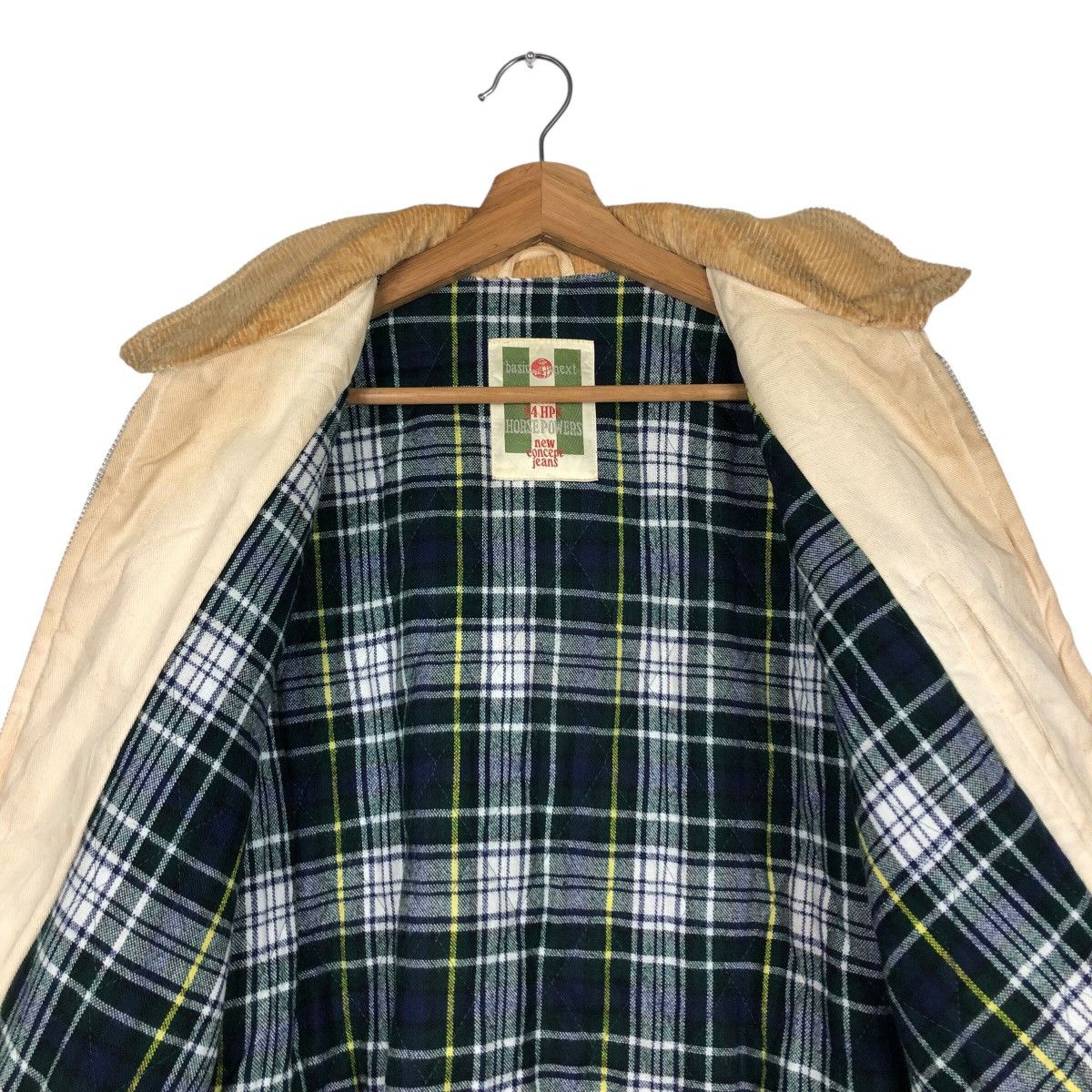 Japanese Brand 📌Vtg Bomber Jacket Horse Power Blanket Tartan Issey Miyake Size US L / EU 52-54 / 3 - 15 Thumbnail