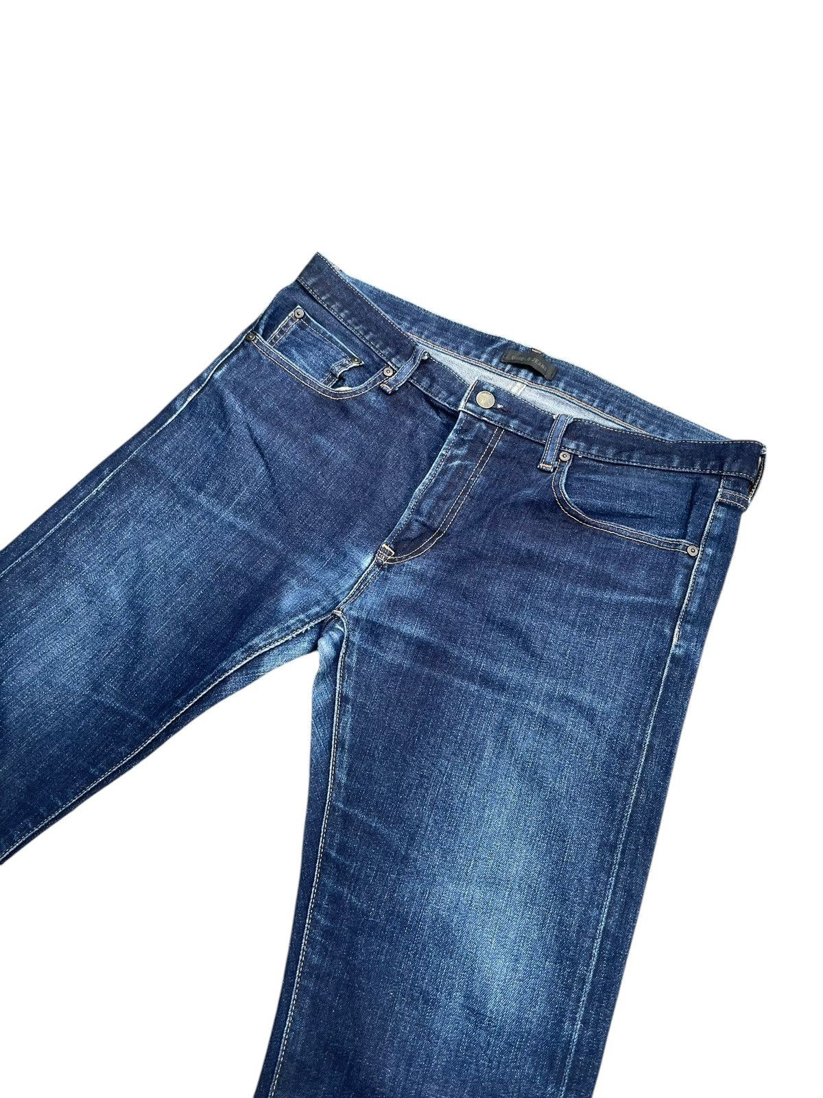 Japanese Brand × Uniqlo Uniqlo Kaihara Selvedge Denim Size US 37 - 2 Thumbnail