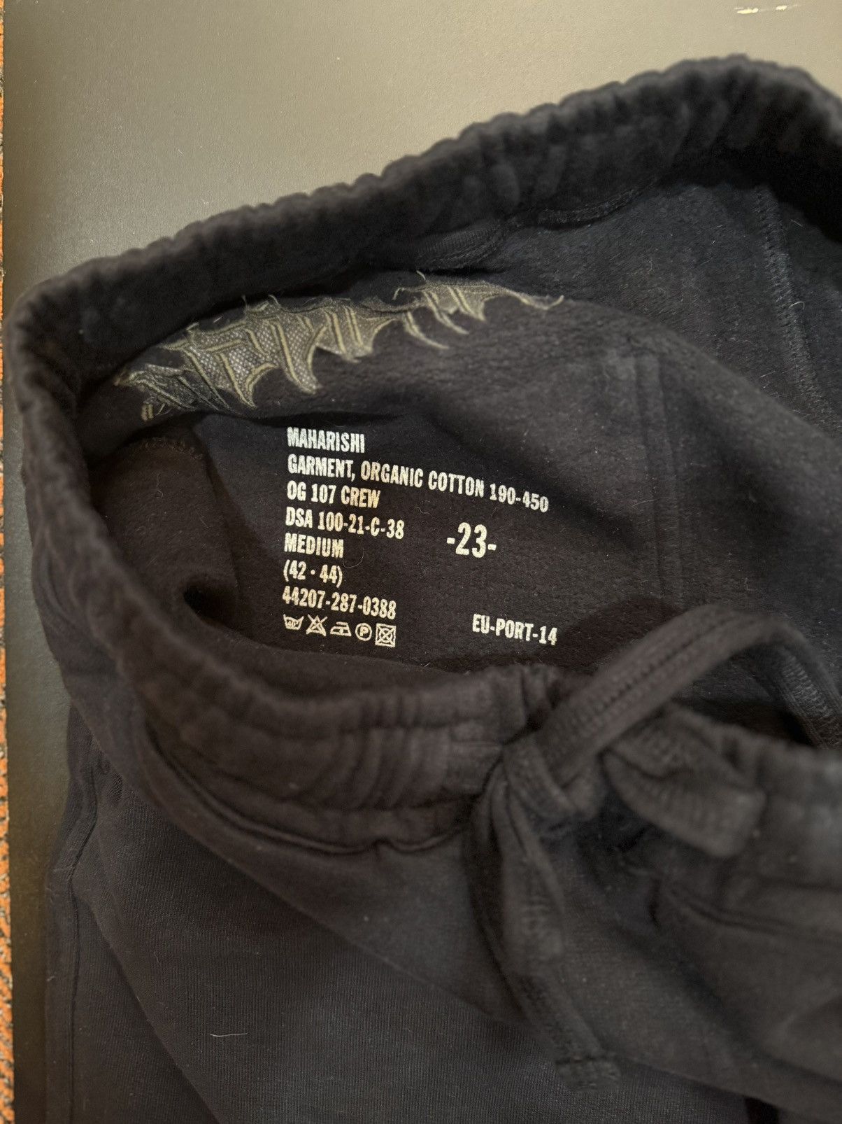 Maharishi Black Sweat Pants (2018)