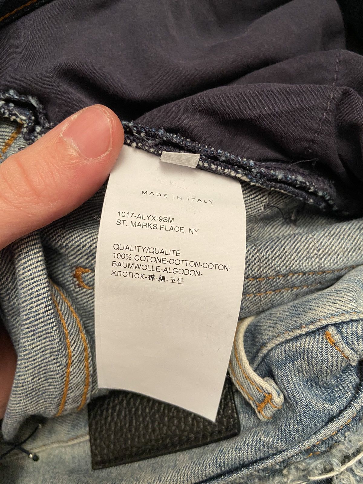 1017 ALYX 9SM Alyx X Blackmeans destroyed denim Size US 30 / EU 46 - 9 Thumbnail
