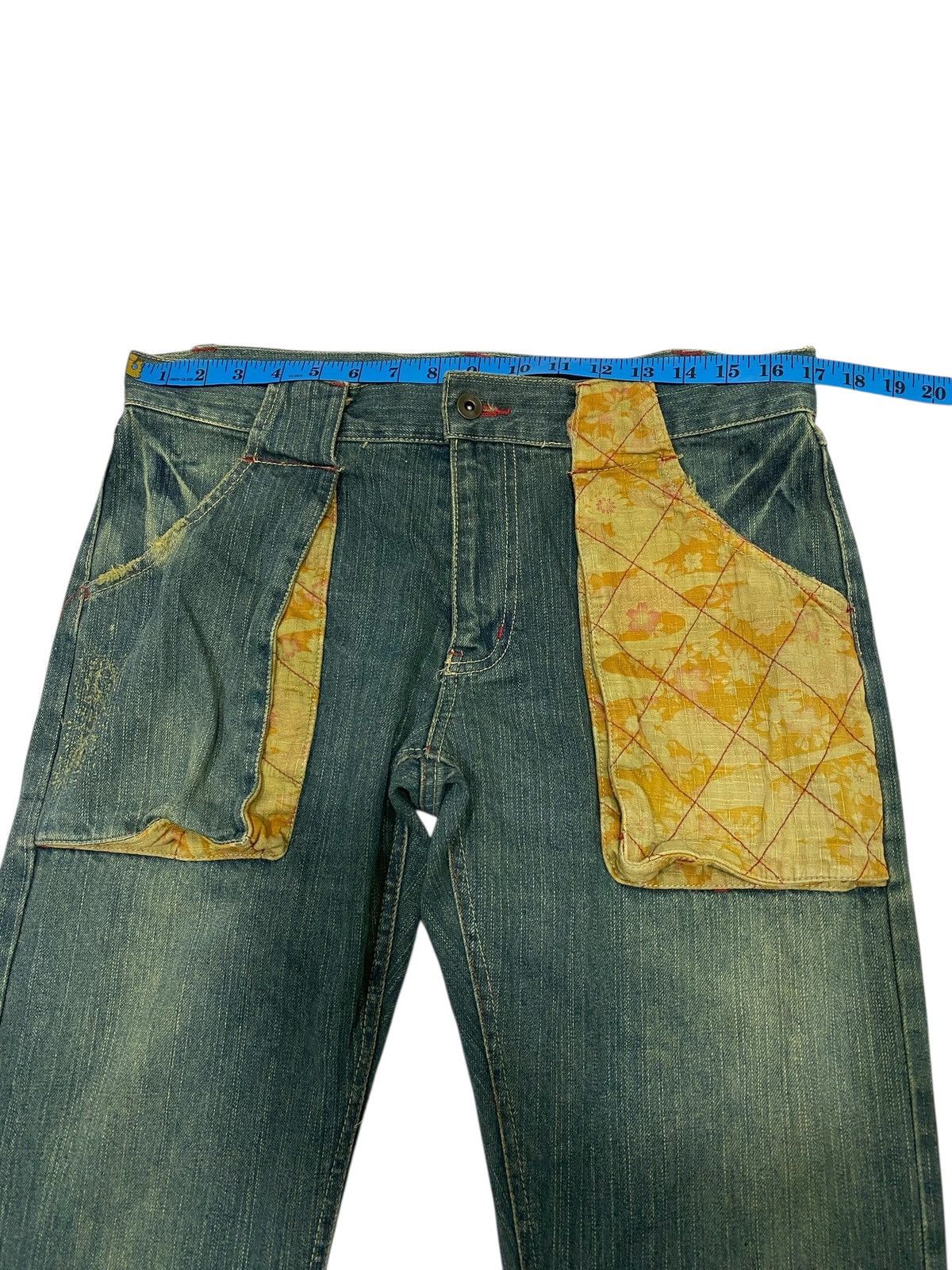 Kapital Japanese brand X Gumu International flare jeans Size US 34 / EU 50 - 17 Thumbnail