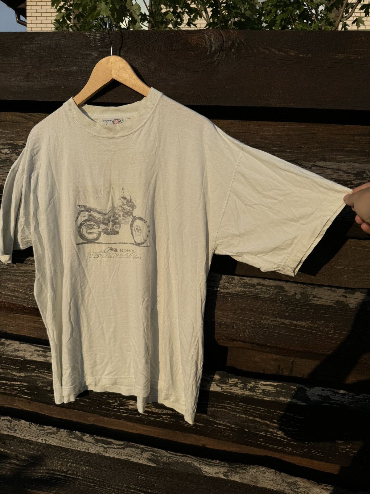 Vintage 90’s Vintage Honda Transalp Promo Moto Racing tee Size US L / EU 52-54 / 3 - 12 Thumbnail