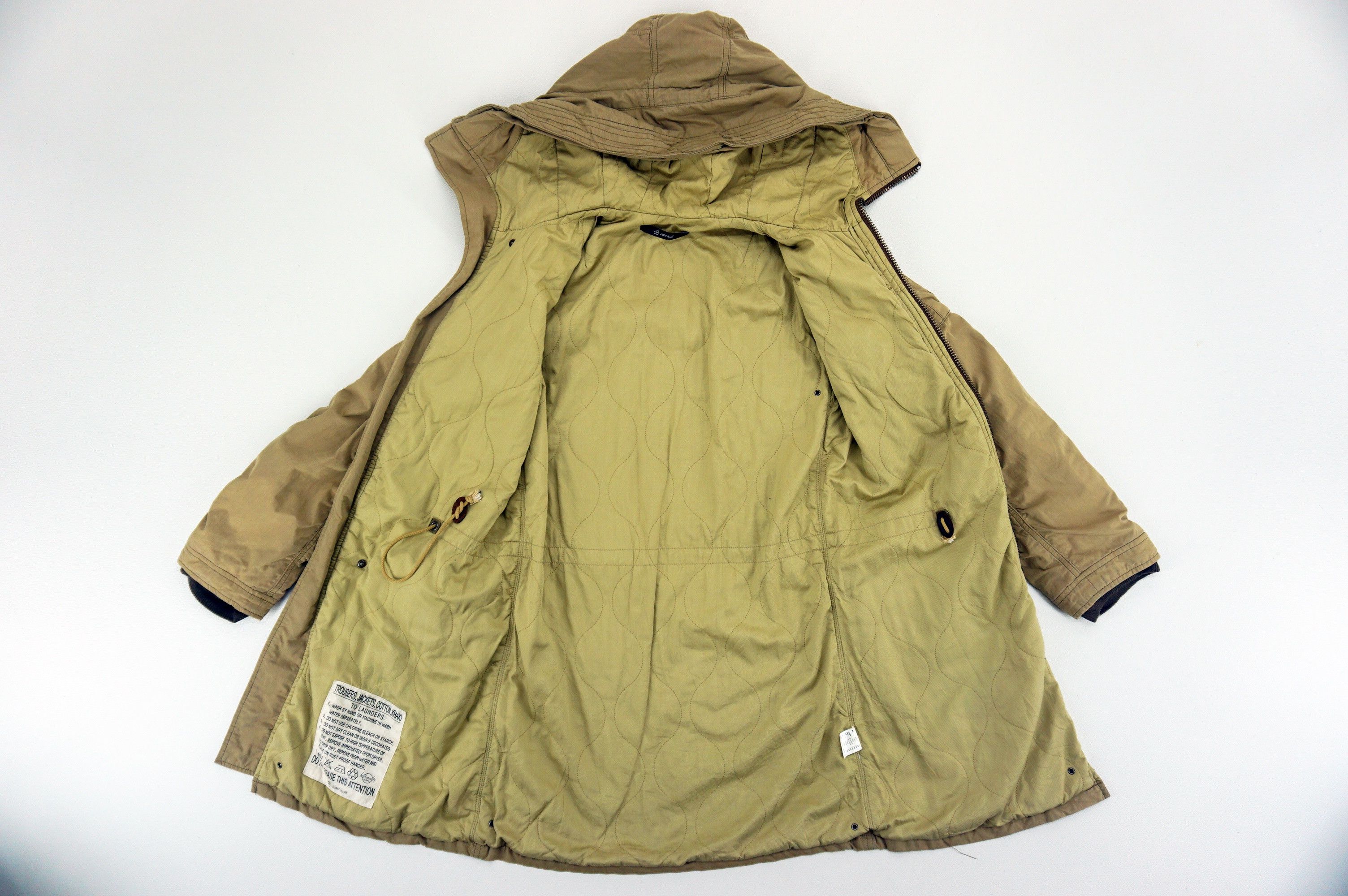 Japanese Brand John Bull Tactical Field Jacket Distressed Army Hooded Coat Size S / US 4 / IT 40 - 2 Thumbnail