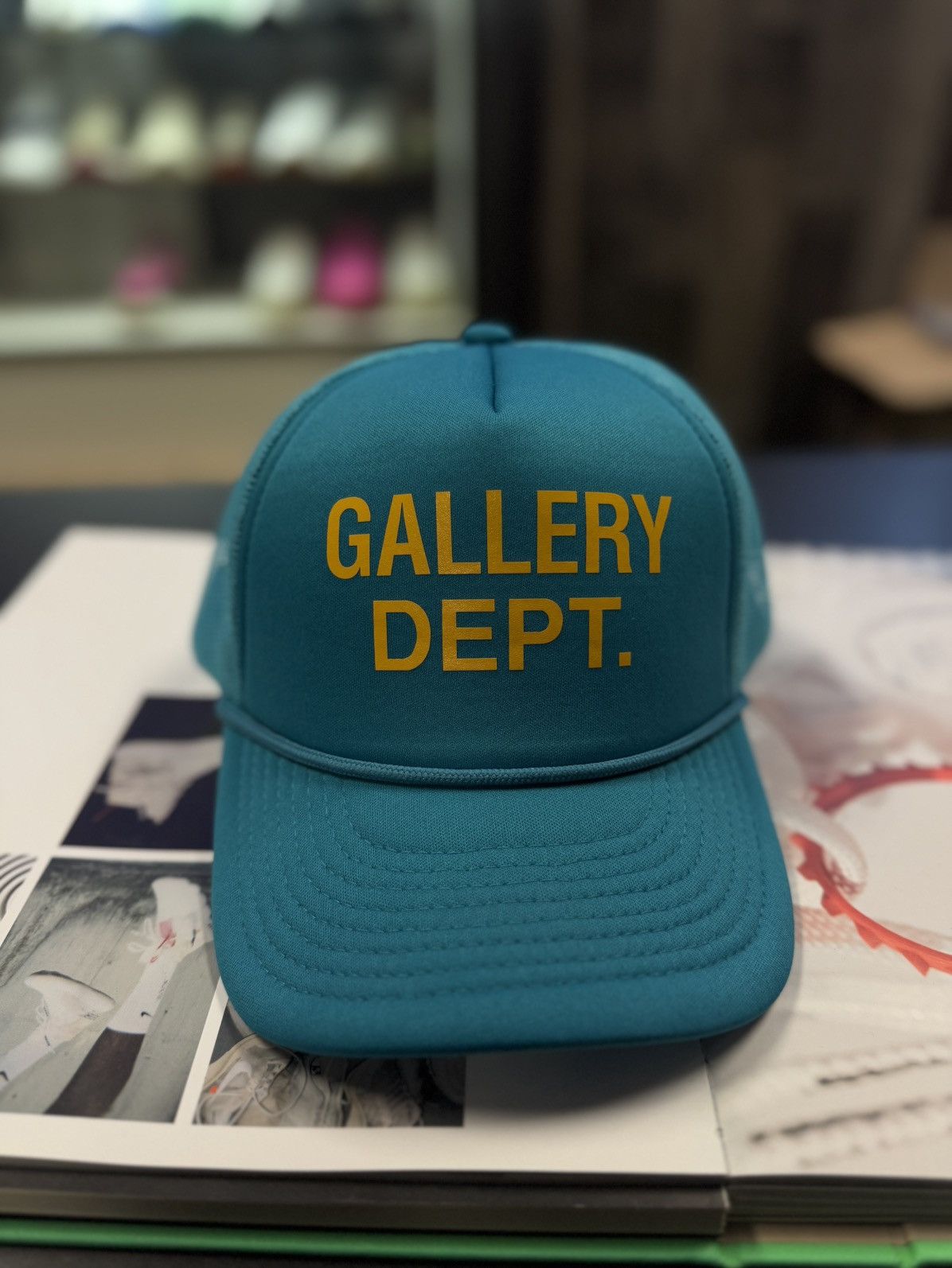 Gallery Dept. Gallery DEPT SnapBack Hat Blue Yellow Logo (NEW) Size ONE SIZE - 1 Thumbnail