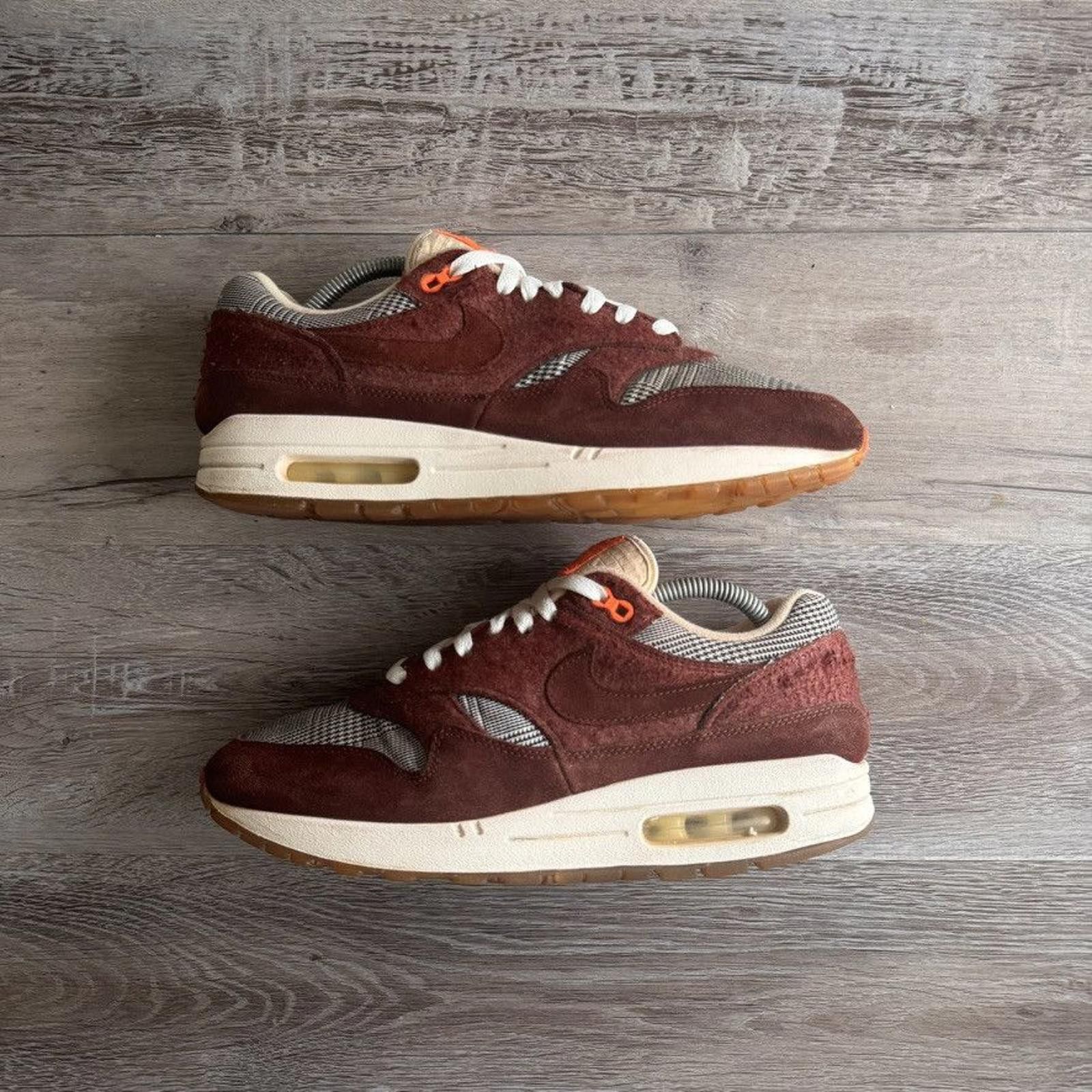 Nike NIKE • Air Max 1 "Houndstooth Bronze Eclipse" (10M) Size US 10 / EU 43 - 2 Thumbnail