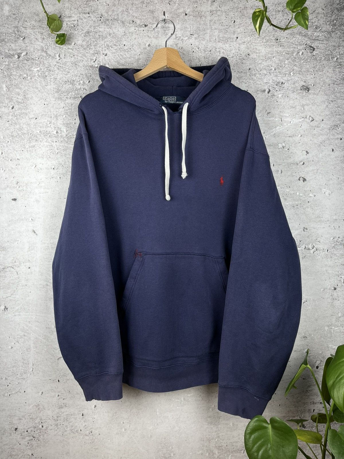 Polo Ralph Lauren × RRL Ralph Lauren × Vintage Distressed Vintage Polo Ralph Lauren Hoodie Size US L / EU 52-54 / 3 - 9 Thumbnail