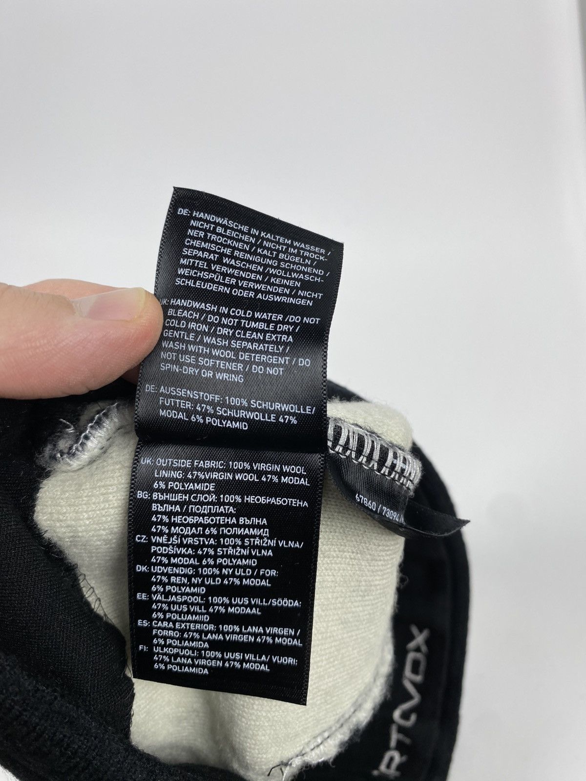 ORTOVOX Ortovox Virgin Wool Beanie Hat Logo One size Size ONE SIZE - 10 Thumbnail