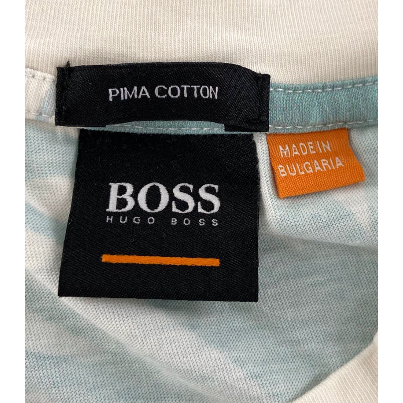 Vintage VINTAGE Boss Hugo Boss Polo Shirt Men Dieselstrasse 12 Pima Cotton Teal M Teal Men Polo 90s Size US M / EU 48-50 / 2 - 5 Thumbnail