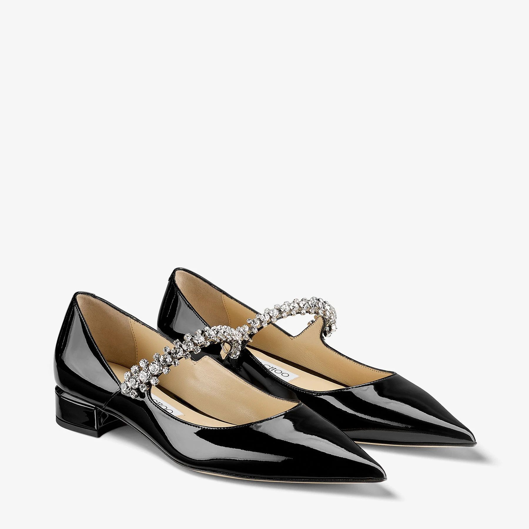 Jimmy Choo o1s22i1n1024 Bing Pump Flats in Black Size US 9 / IT 39 - 2 Thumbnail
