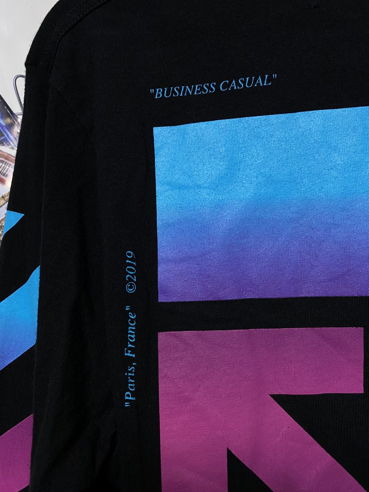 Off-White Off-White Virgil Abloh Gradient Arrows T-Shirt Size Medium Size US M / EU 48-50 / 2 - 11 Thumbnail