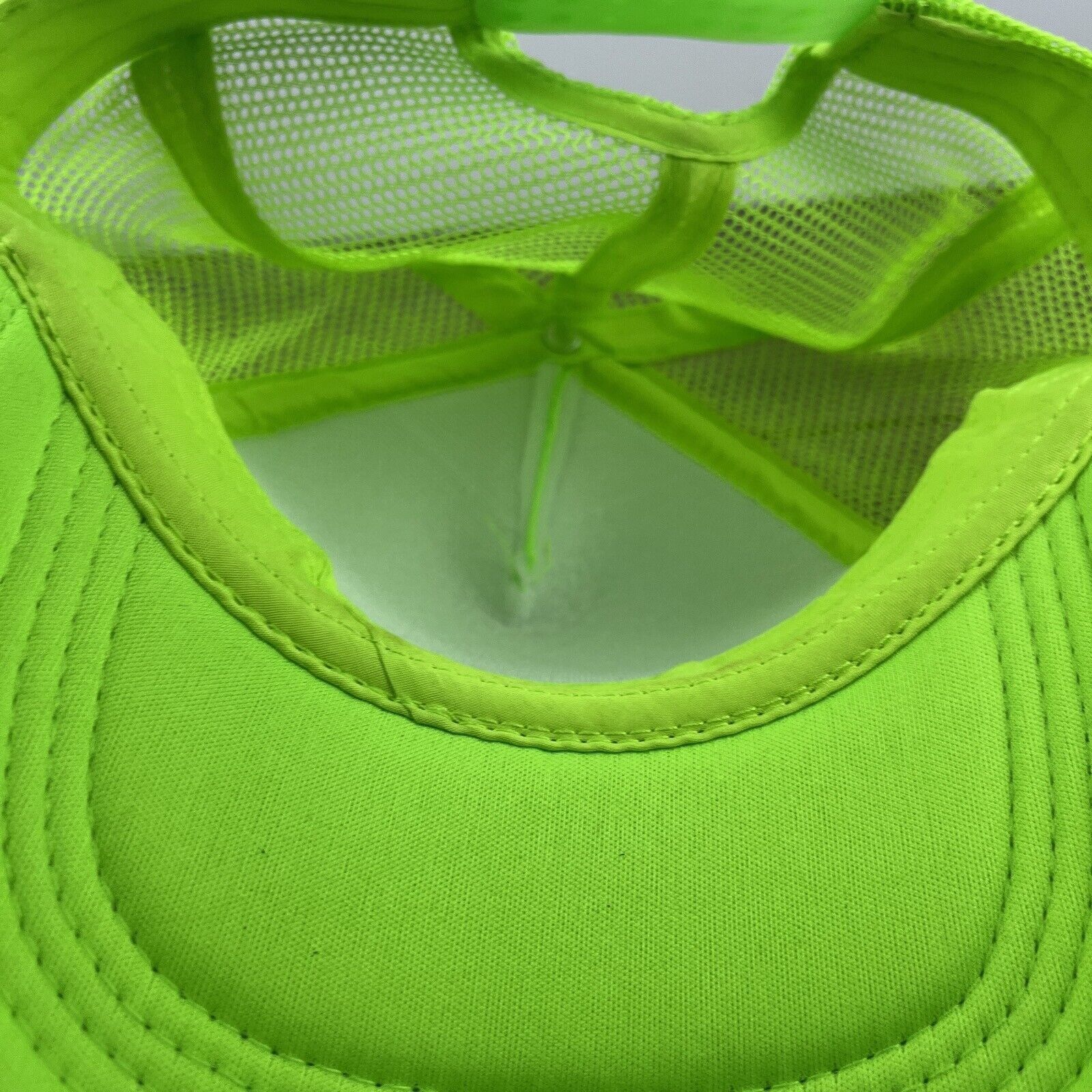 Other Neon Green Hat Adjustable Adult Size Hat Green Cap Size ONE SIZE - 11 Thumbnail