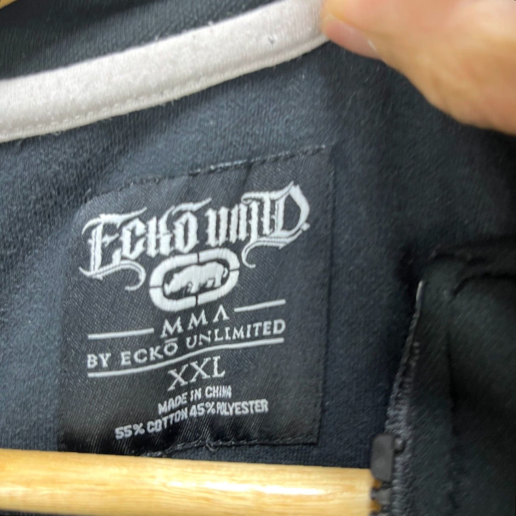 Ecko Unltd. VINTAGE Ecko Unltd. Track Jacket Shirt Men 2XL Black Size US XXL / EU 58 / 5 - 6 Thumbnail
