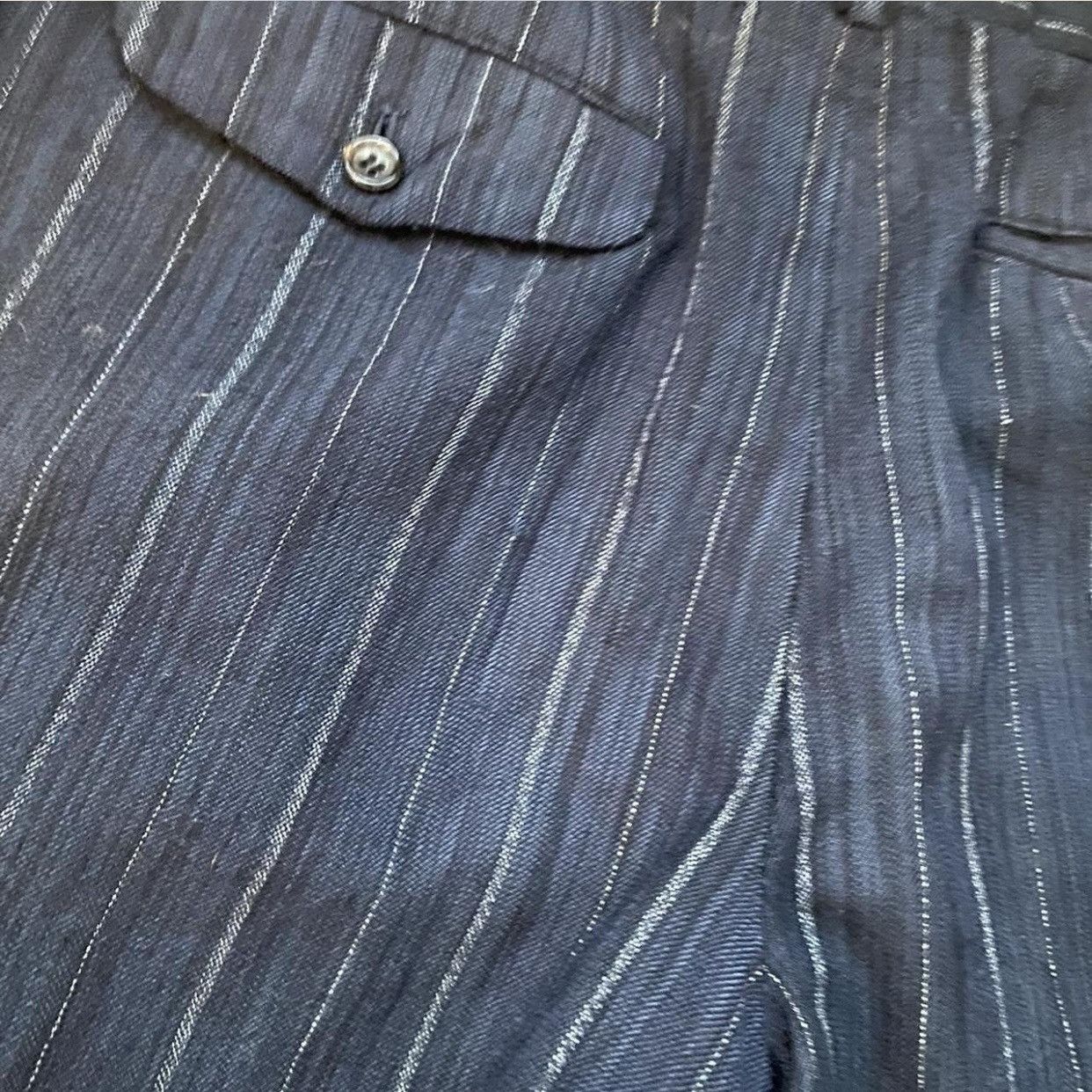 Comme des Garcons Comme des Garçons Wool Pinstripe Pant Size US 32 / EU 48 - 4 Thumbnail