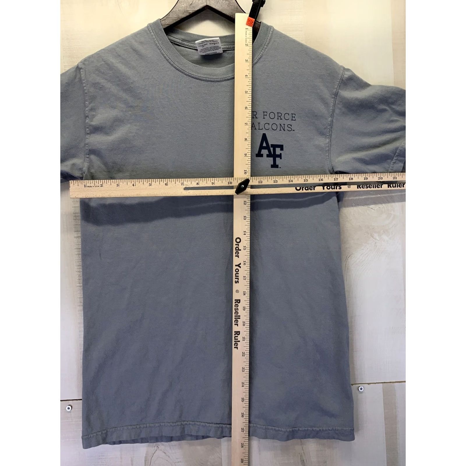 Comfort Colors Men's Gray Air Force Falcons T-Shirt Sz Small Comfort Colors Crew Neck Short Sleeve Graphic Print Size US S / EU 44-46 / 1 - 6 Thumbnail