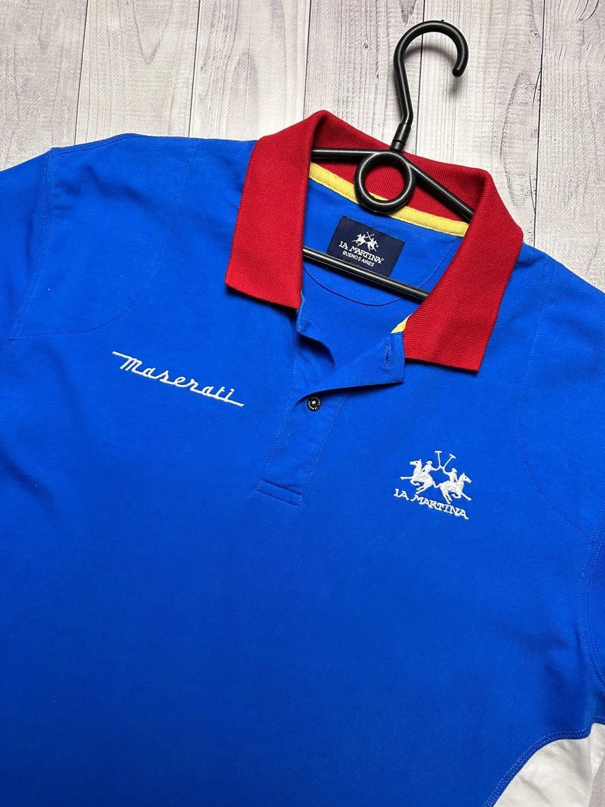 La Martina Vintage Racing Maserati La Martina polo racing team big logo Size US XL / EU 56 / 4 - 3 Thumbnail
