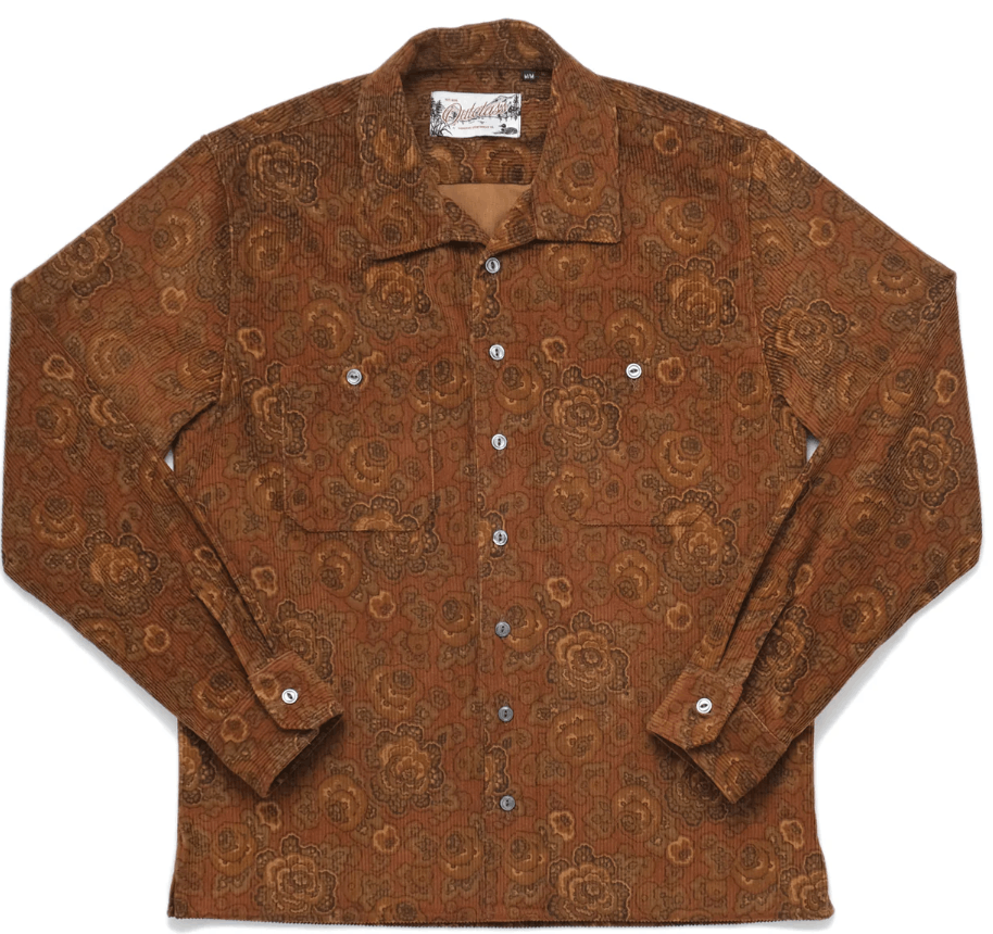 Outclass BNWT AW25 OUTCLASS BRONZE PRINTED CORDUROY CLUB SHIRT S Size US S / EU 44-46 / 1 - 10 Thumbnail