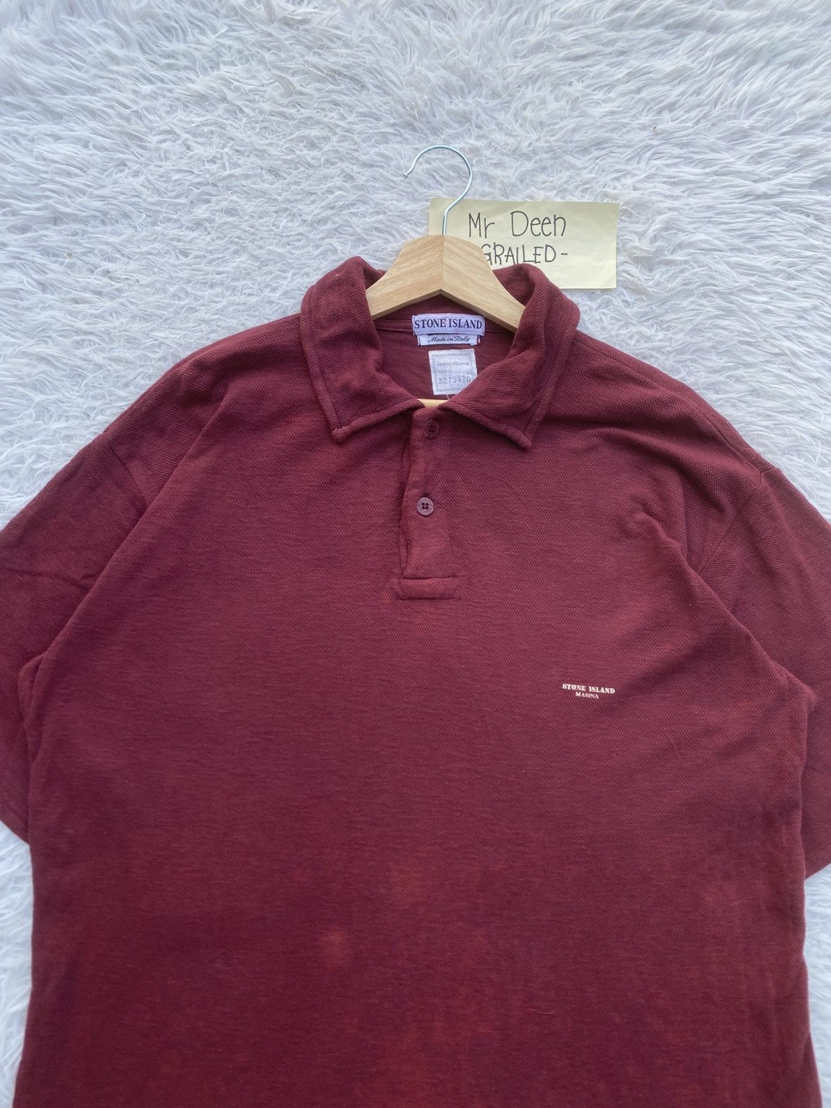 Stone Island Vintage Stone Island Marina Polo Shirt from SS 1995 Size US M / EU 48-50 / 2 - 4 Thumbnail