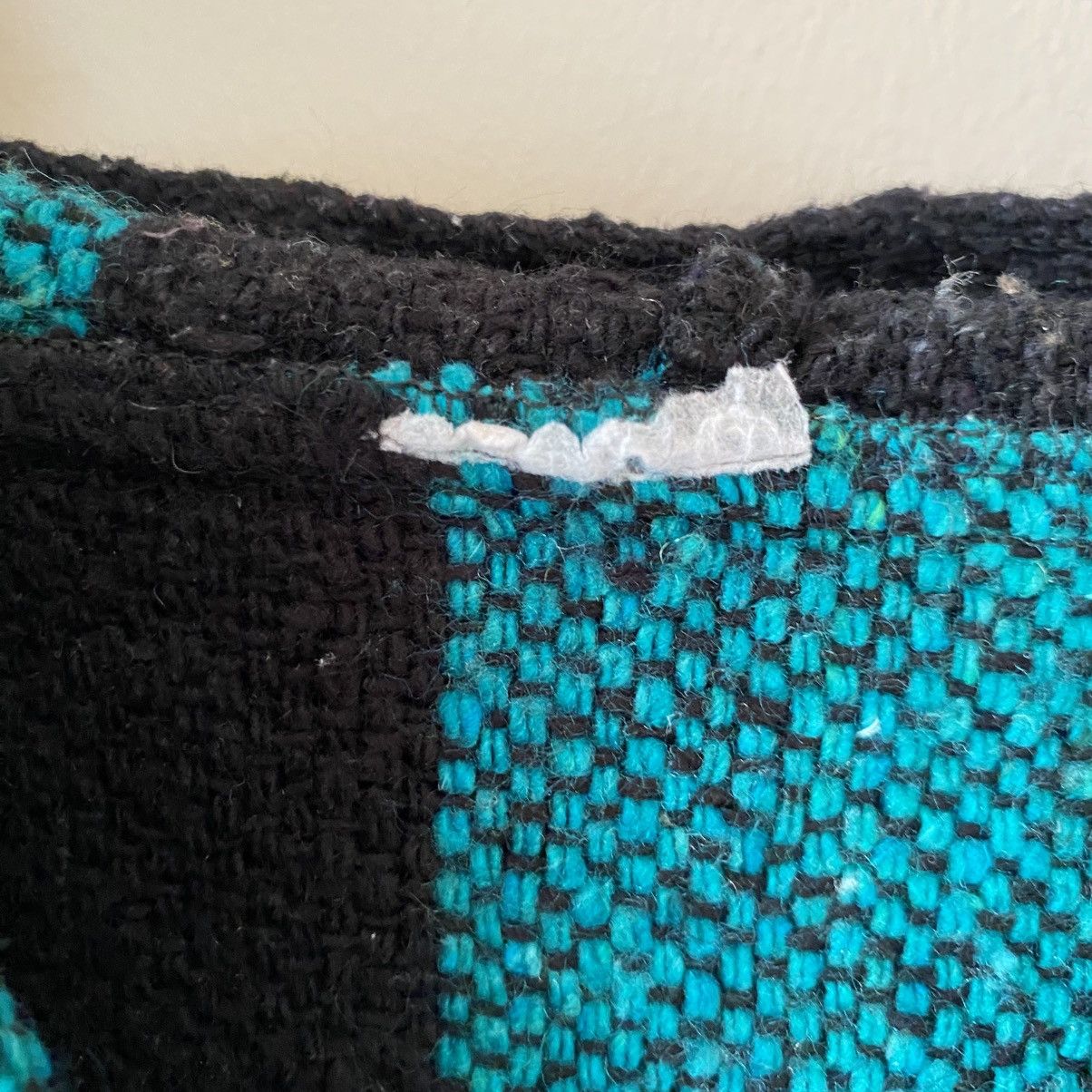 Vintage Black and Teal Striped Baja Hoodie Size US L / EU 52-54 / 3 - 14 Thumbnail