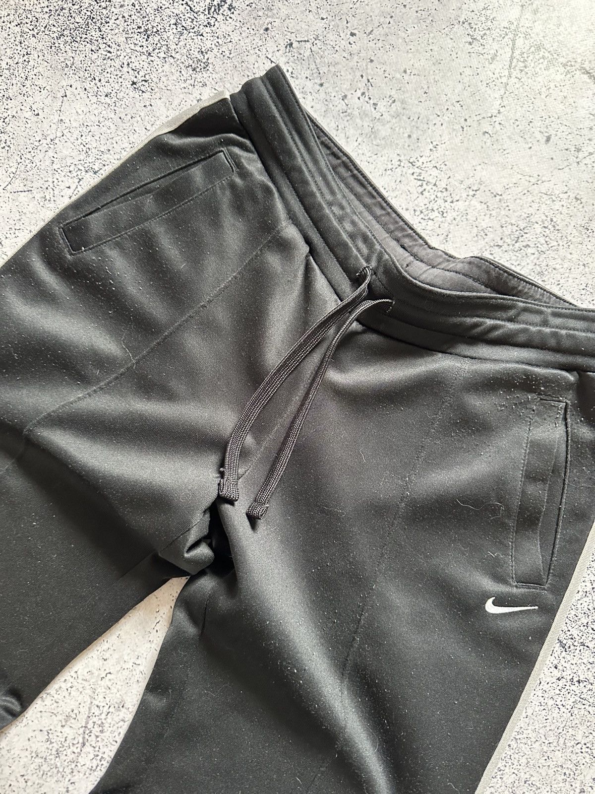 Nike Vintage Nike Flared Track Pants Mini Swoosh Drill Y2K USA Size US 30 / EU 46 - 2 Thumbnail