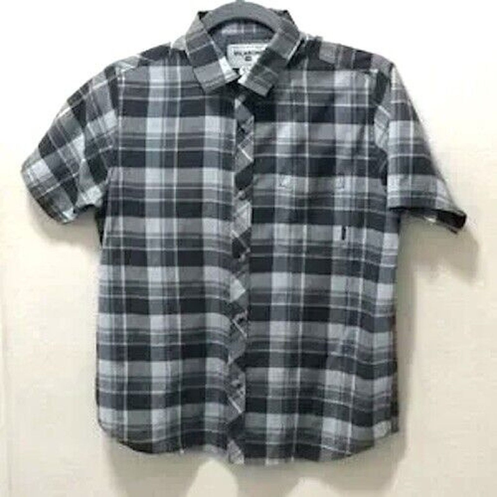 Billabong Billabong Boys Plaid Shrt Sleeve 55% Cotton 45% PolySize-M Size US M / EU 48-50 / 2 - 6 Thumbnail