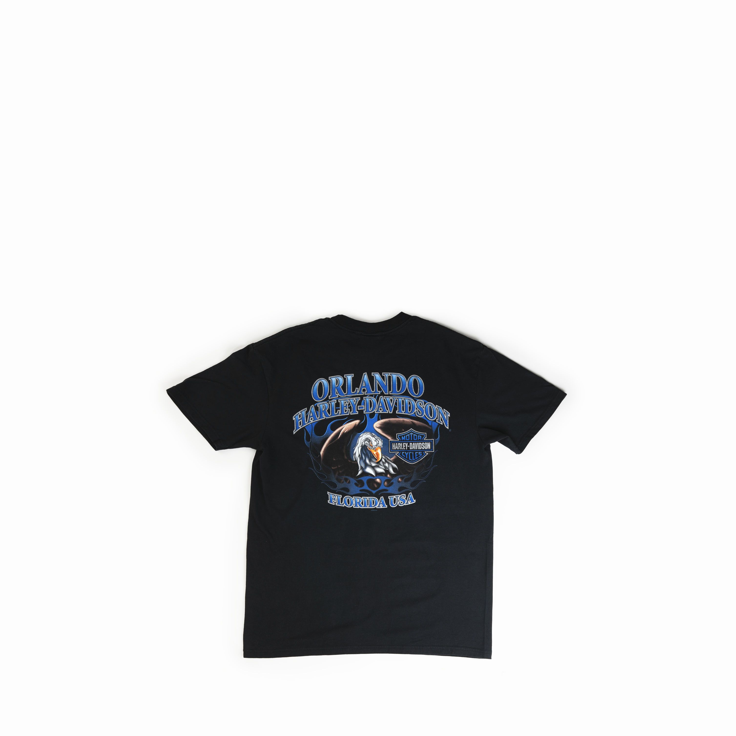 Harley Davidson Vintage 2010 Harley Davidson Orlando Florida Tee Shirt Size US L / EU 52-54 / 3 - 2 Thumbnail