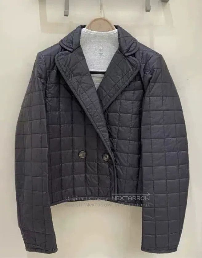 Brunello Cucinelli Brunello Cucinelli Studded Plaid Cotton Jacket Size S / US 4 / IT 40 - 6 Thumbnail