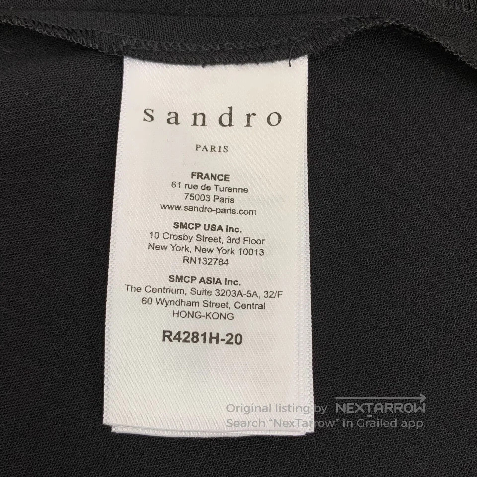 Sandro SANDRO Black Lace Collar Long Sleeve Dress| Size S / US 4 / IT 40 - 8 Thumbnail