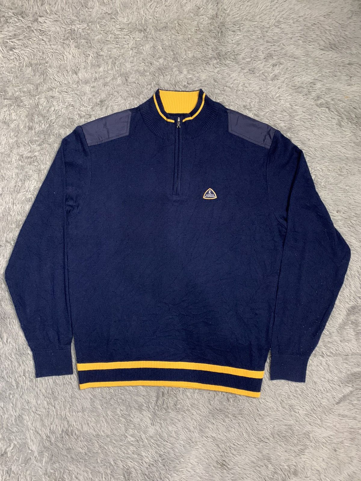 Roberta di Camerino Italian Designer roberta di camerino Half Zip Knit Size US L / EU 52-54 / 3 - 2 Thumbnail