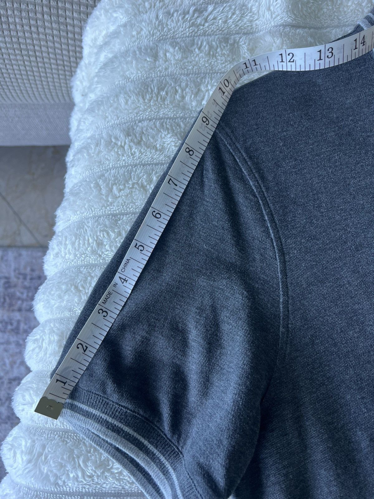 Brunello Cucinelli Brunello Cucinelli Polo with Pocket Size US S / EU 44-46 / 1 - 16 Thumbnail