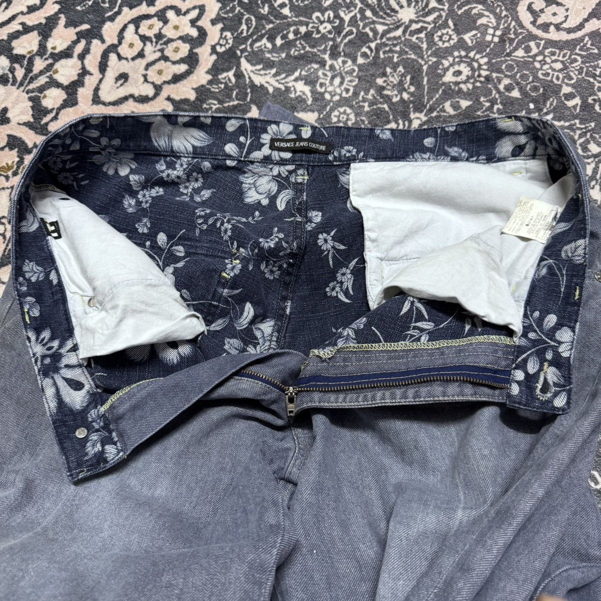 Versace Jeans Couture Versace Embroidery Denim Baggy Jeans Size US 36 / EU 52 - 19 Thumbnail