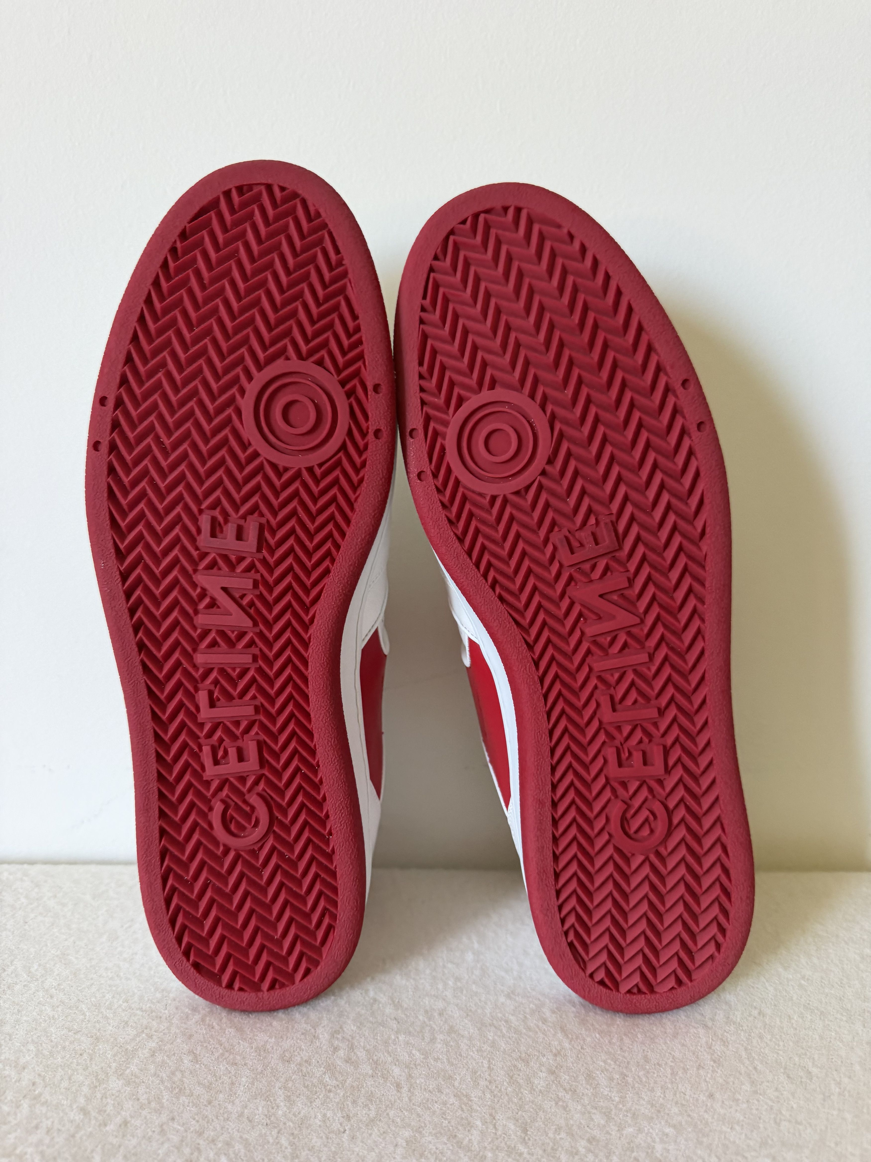 Celine Celine CT-04 Lace Up Sneakers in White Red Size US 13 / EU 46 - 6 Thumbnail
