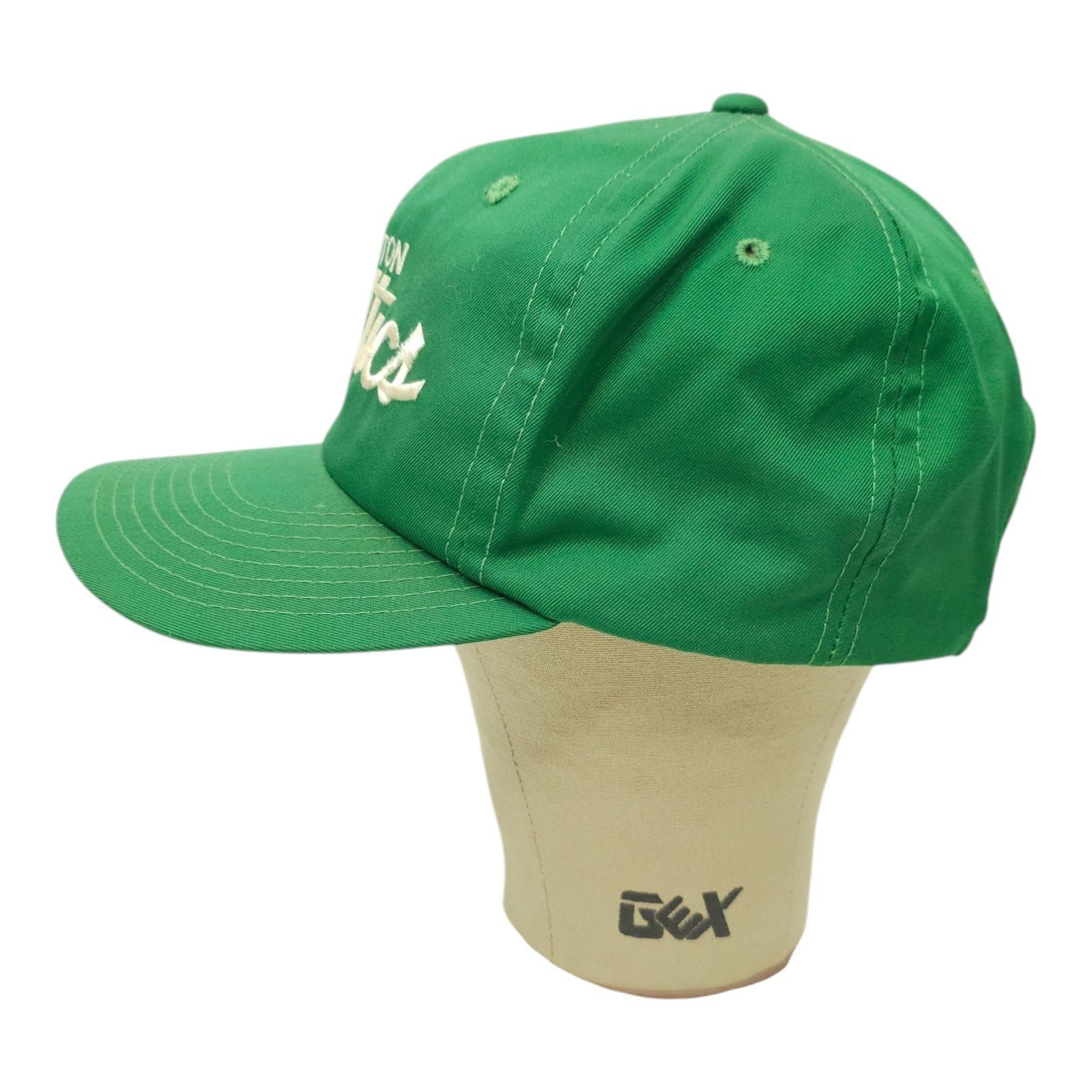 Sports Specialties Boston Celtics Script Baseball Cap READ Vtg 90s Snapback Hat Size ONE SIZE - 12 Thumbnail
