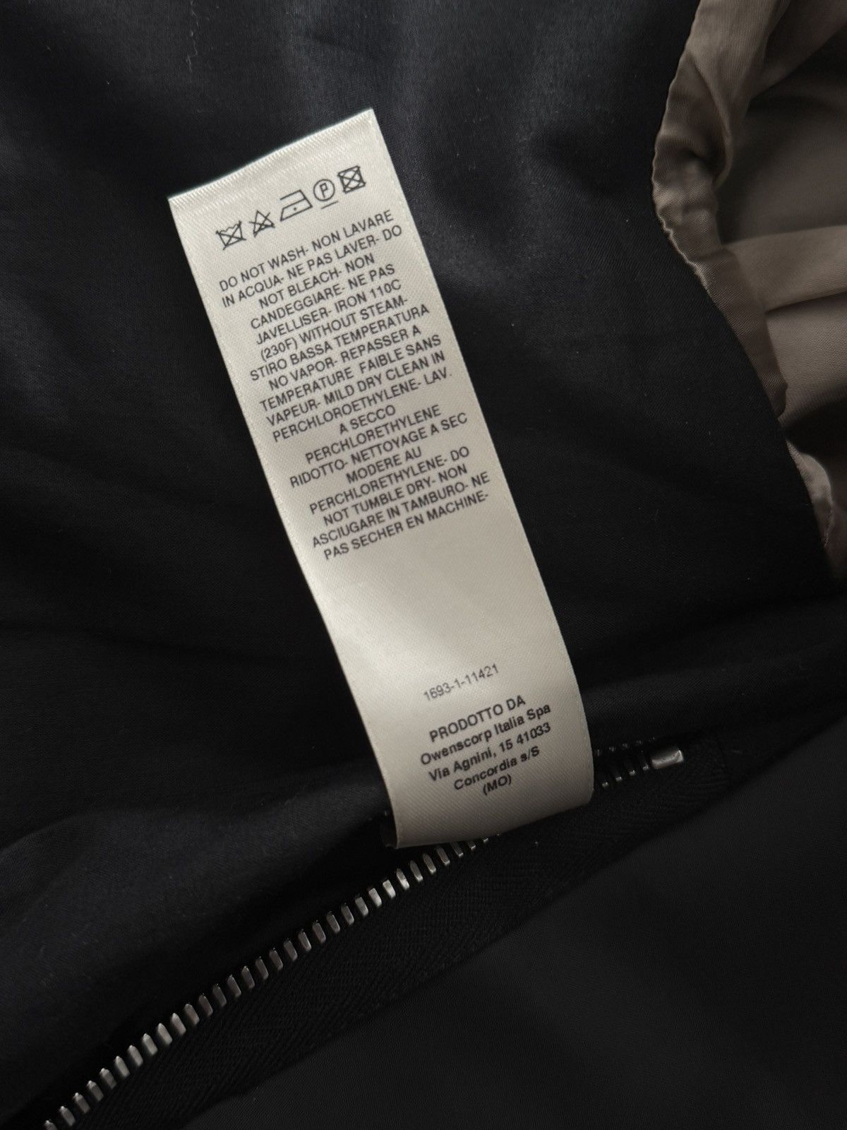Rick Owens Rick Owens FW18 “Sisyphus” Hybrid Panel Blazer Size 40R - 15 Thumbnail