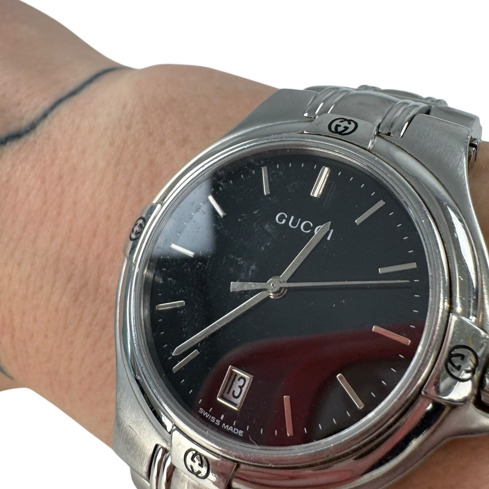 Gucci Gucci Vintage Stainless Steel 9040 Men’s Watch Size ONE SIZE - 12 Thumbnail