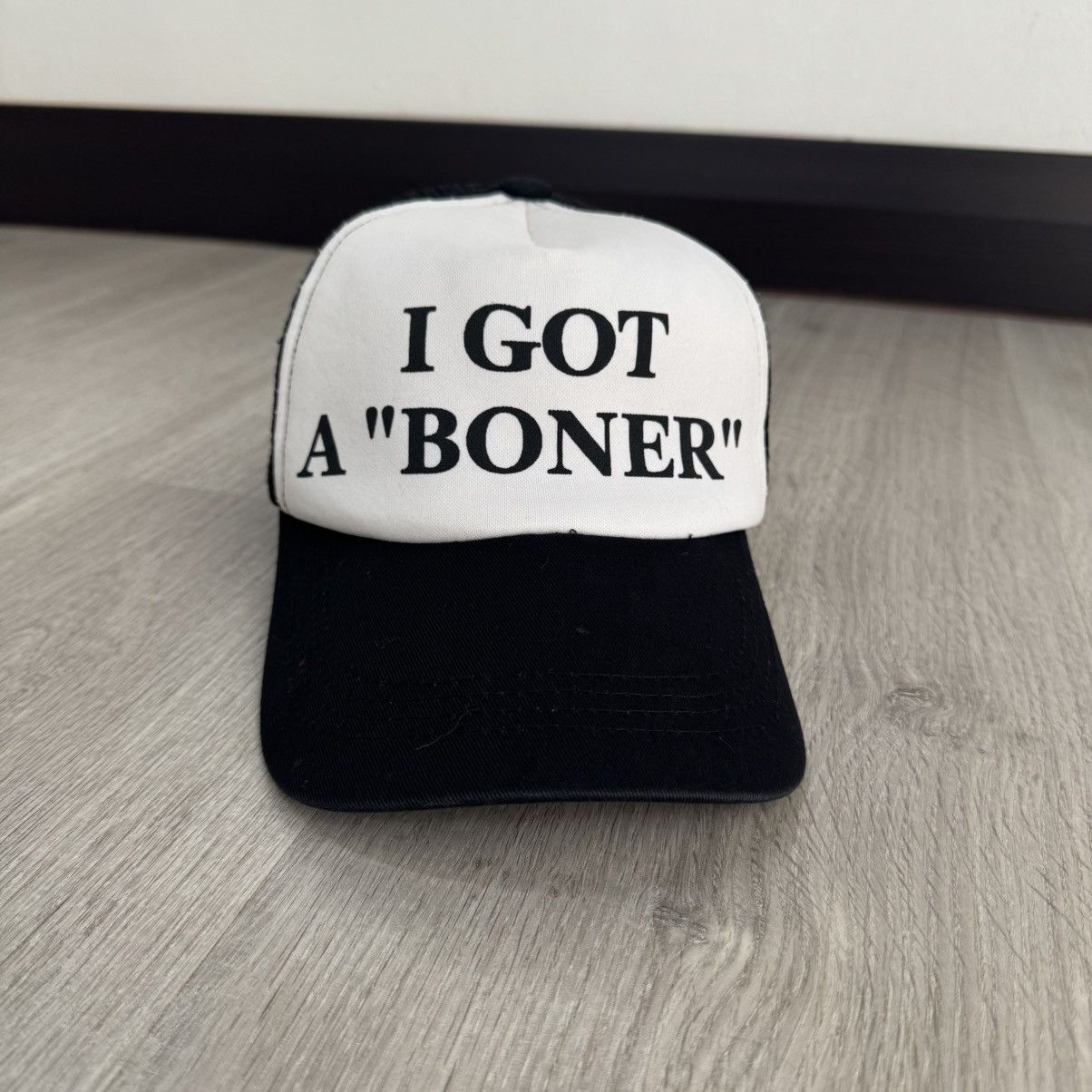 Vintage I Got A Boner Trucker Cap Size ONE SIZE - 1 Thumbnail