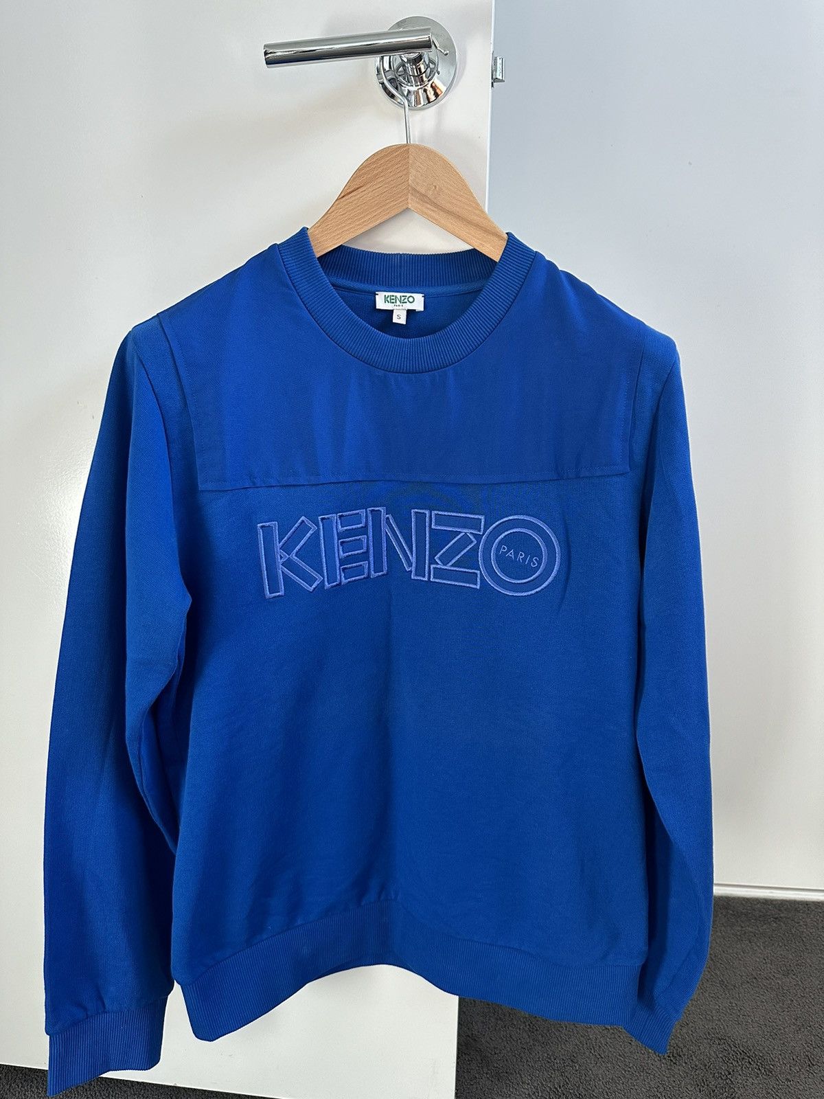 image of Kenzo Paris Sweater Blue, Men's (Size Small)