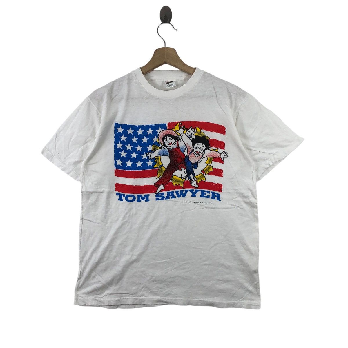 Anime × Vintage Vintage 90s TOM SAWYER Anime Tee Nippon Animation Banpresto Size US M / EU 48-50 / 2 - 1 Thumbnail
